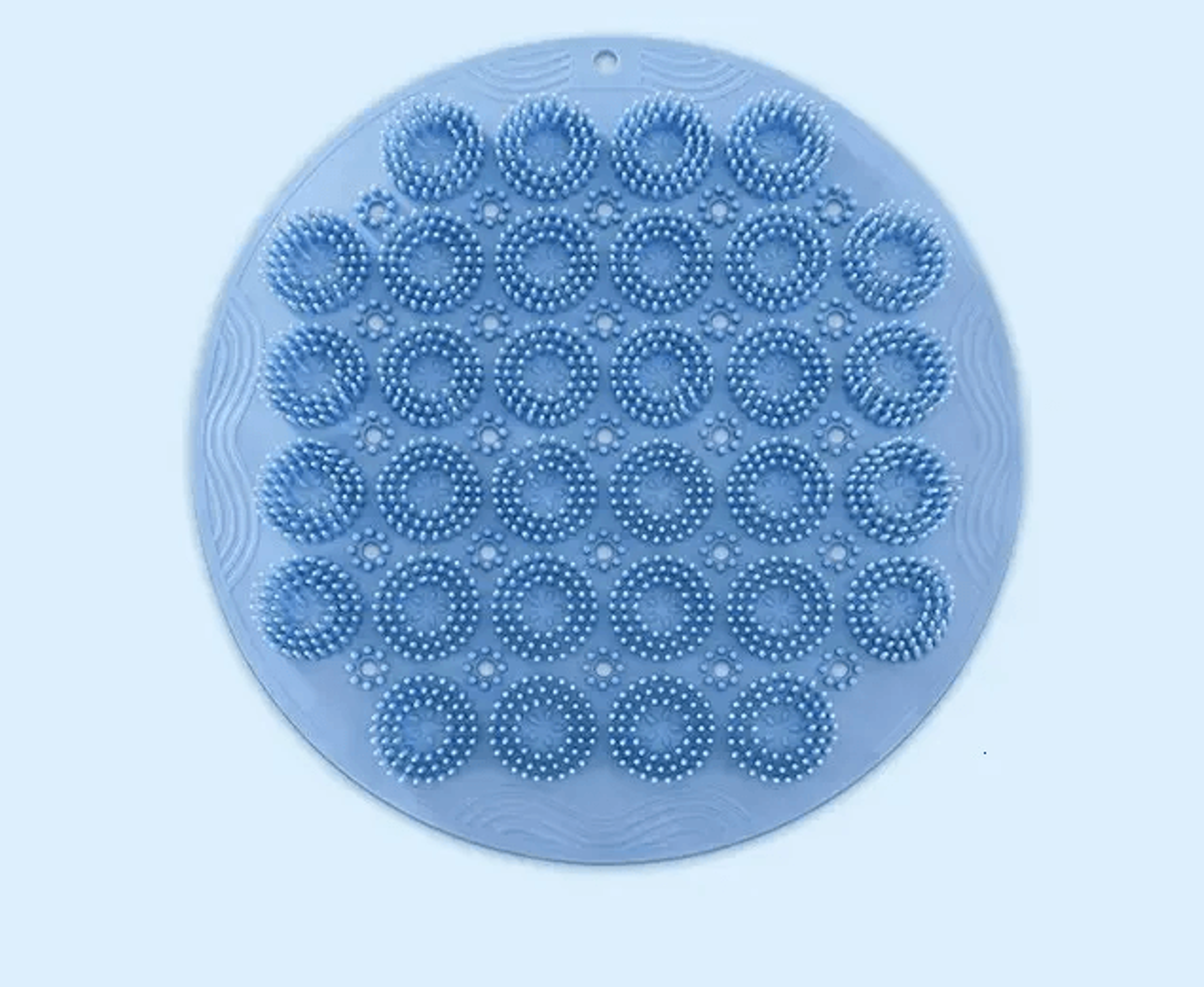 Silicone Foot Scrubber With Suction Cups For Exfoliating Shower Massage 1