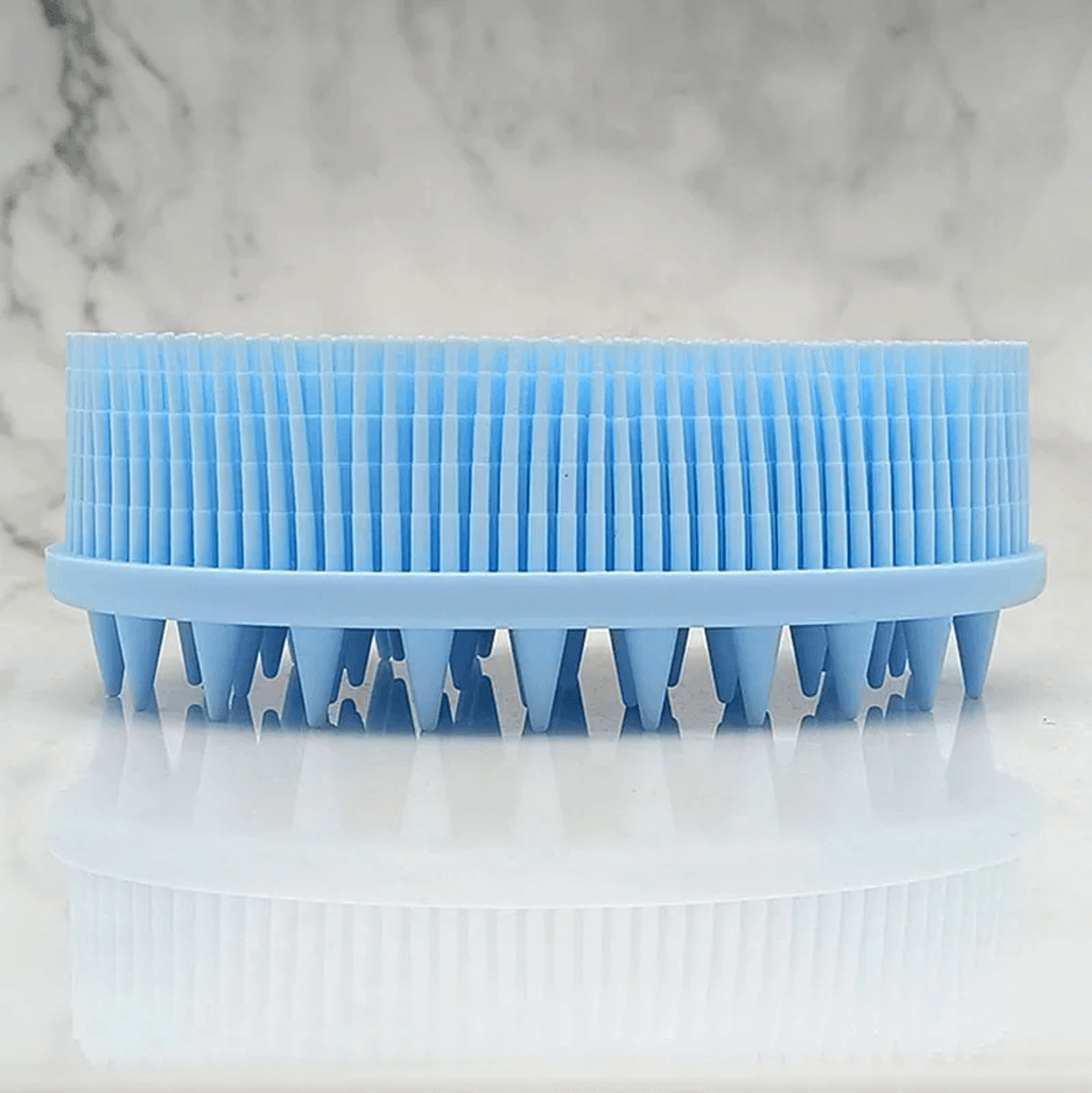 Silicone Body Scrubber Soft Exfoliating Bath Brush With Non Slip Grip 3