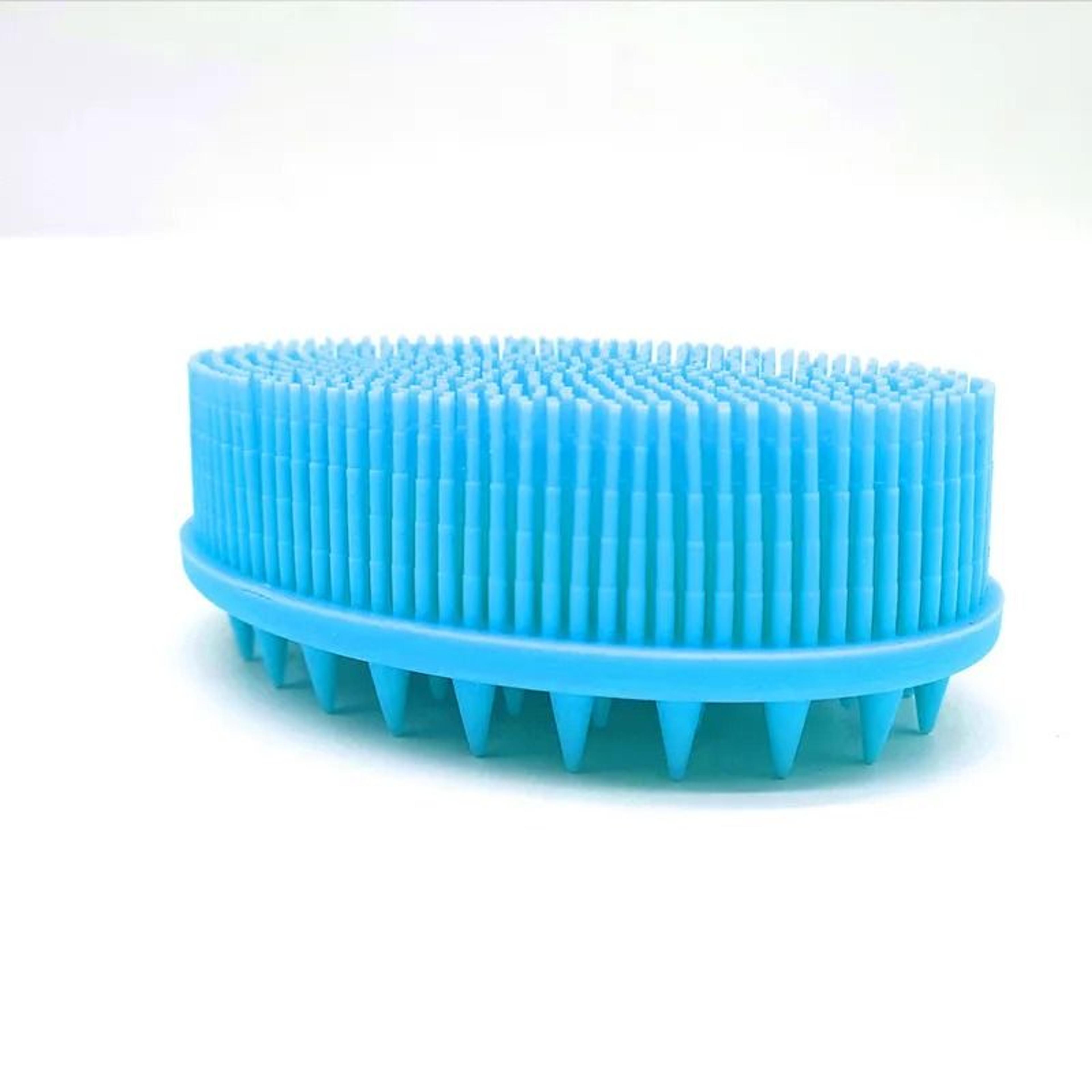 Silicone Body Scrubber Soft Exfoliating Bath Brush With Non Slip Grip 6