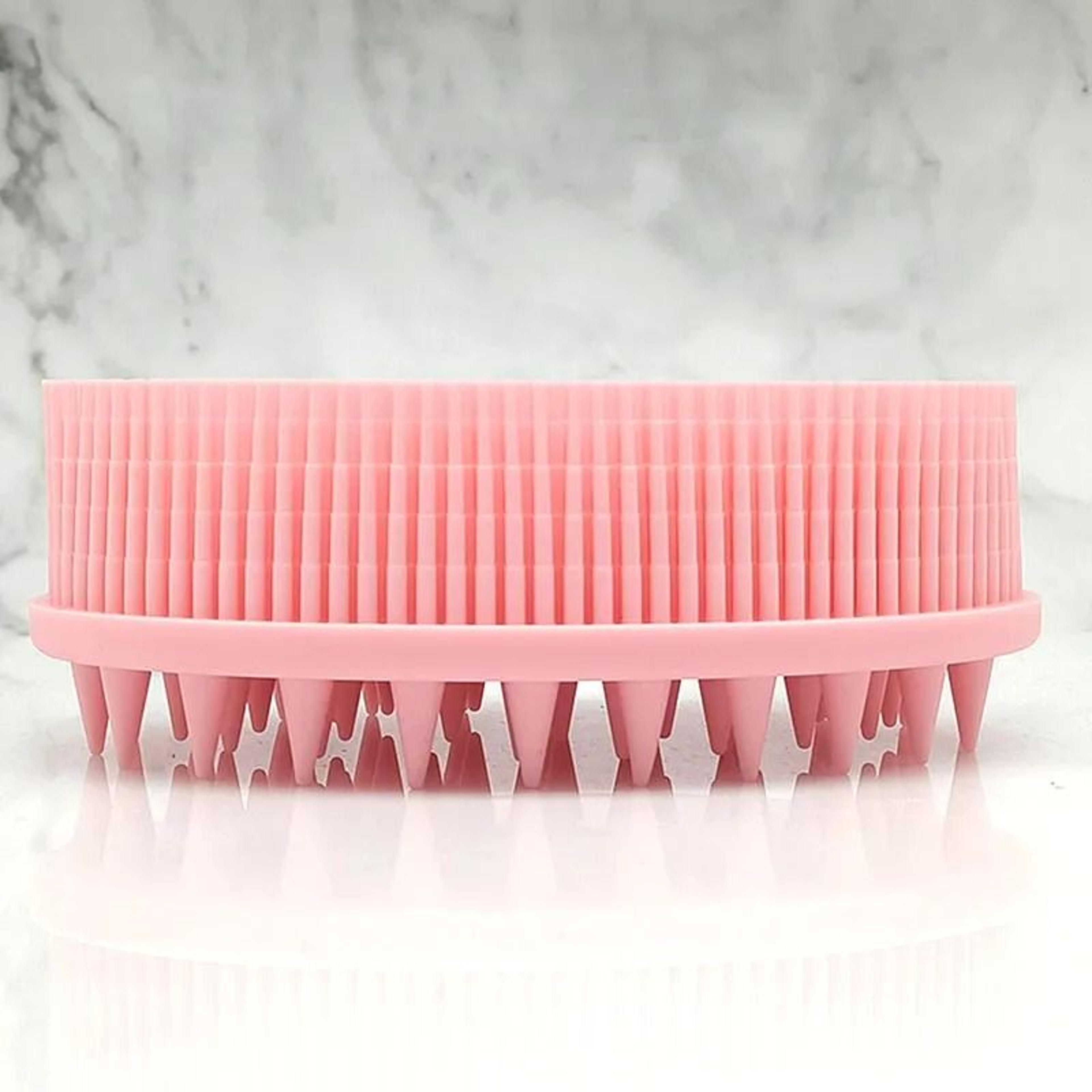 Silicone Body Scrubber Soft Exfoliating Bath Brush With Non Slip Grip 4