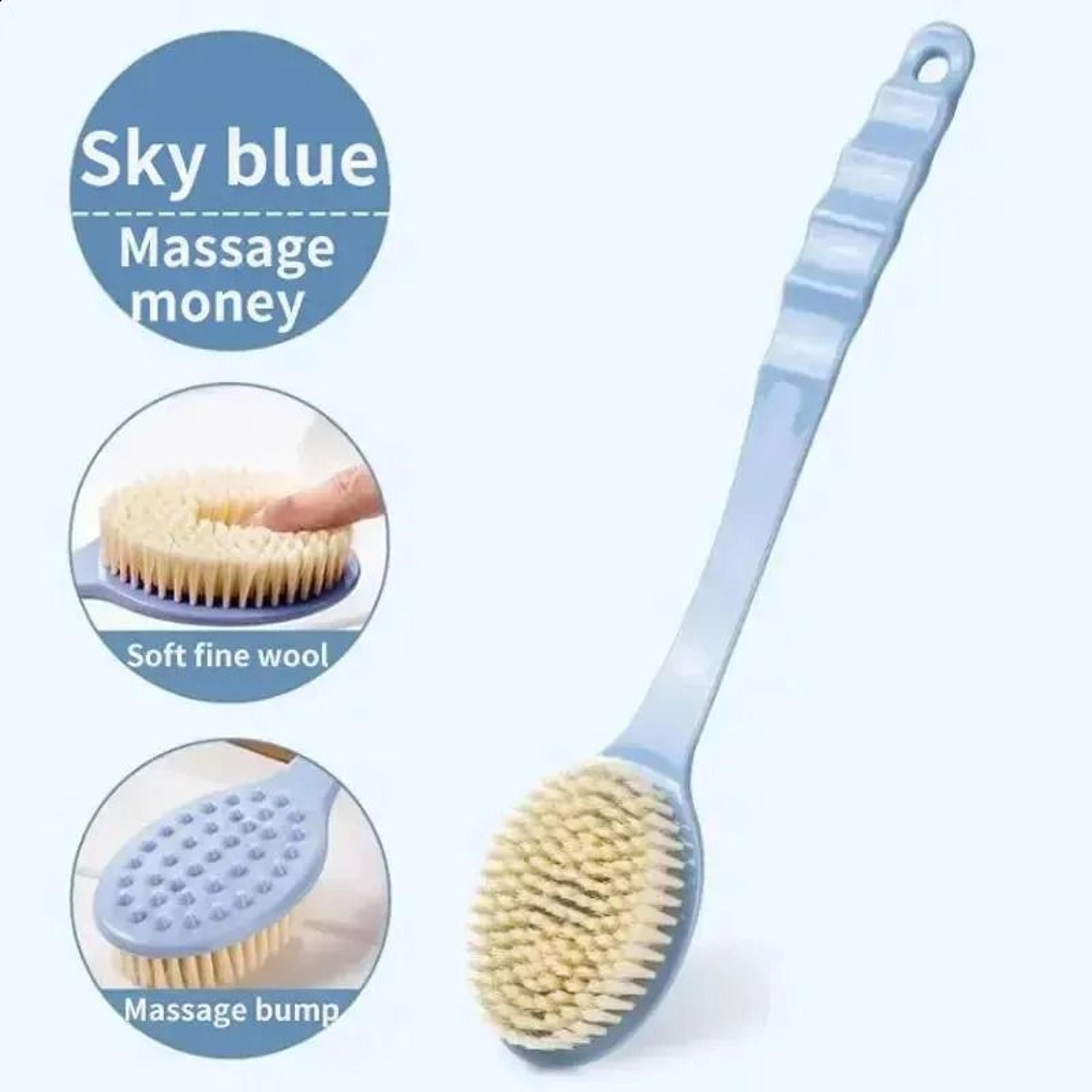 Exfoliating Shower Brush Body Scrubber For Back Cleaning And Massage 1
