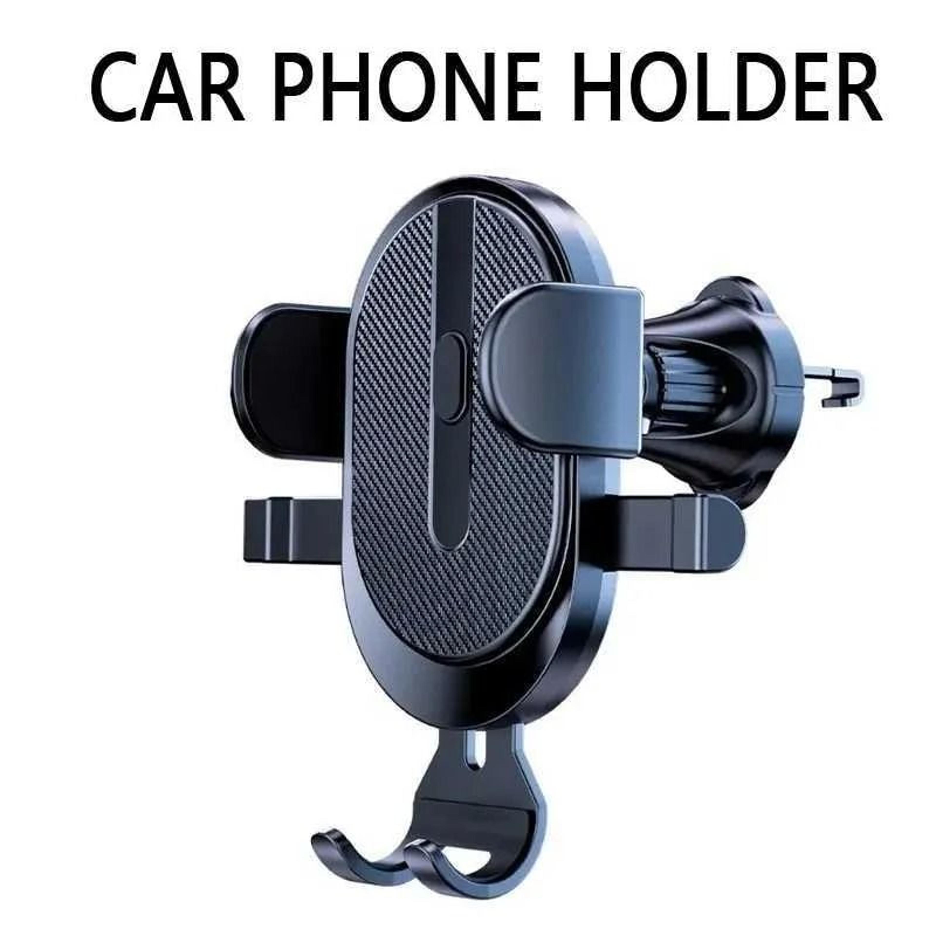 Gravity Car Phone Holder Air Vent Mount With One Hand Auto Lock 4