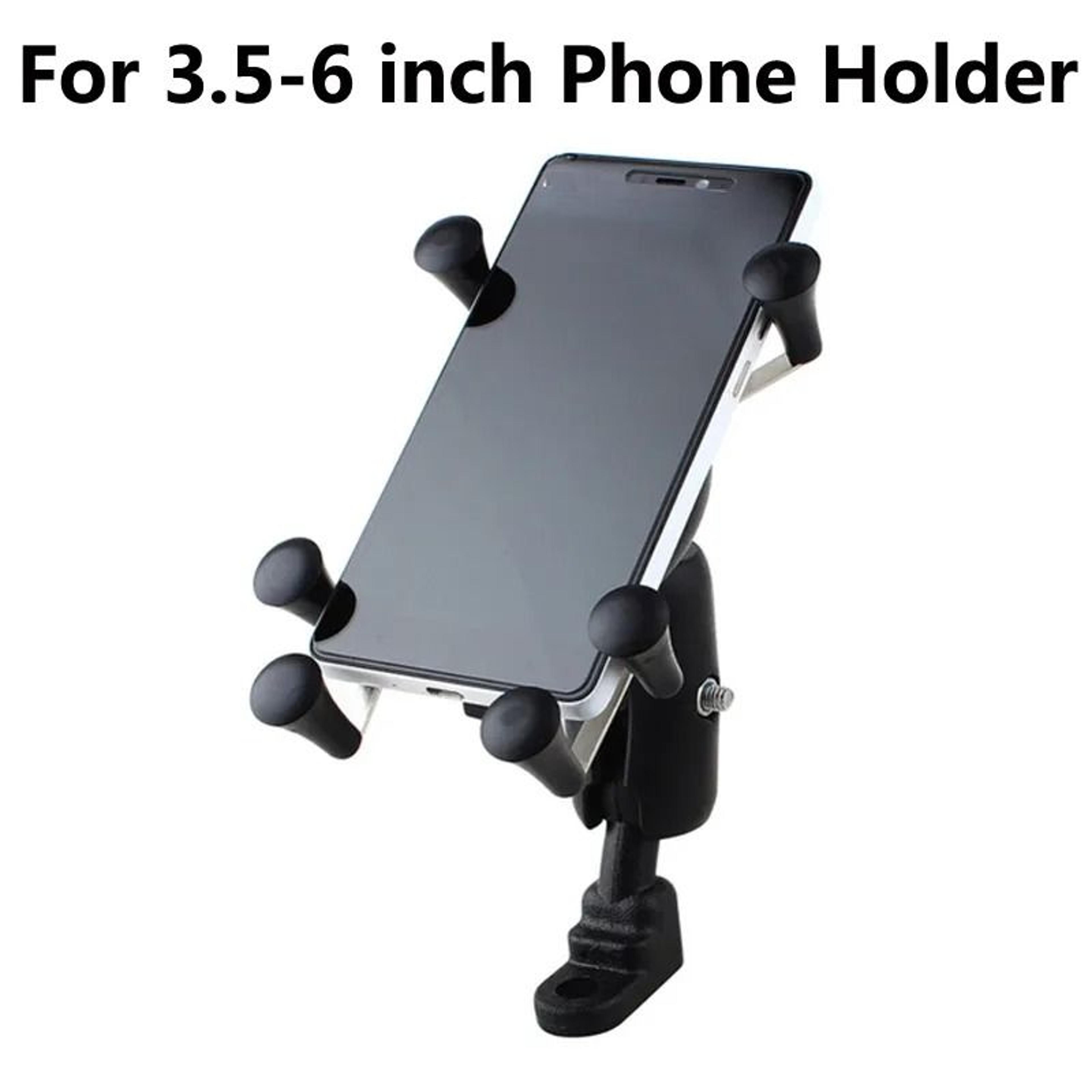 Adjustable Shockproof Motorcycle Phone Holder For Bike Handlebar And Rearview Mirror 2