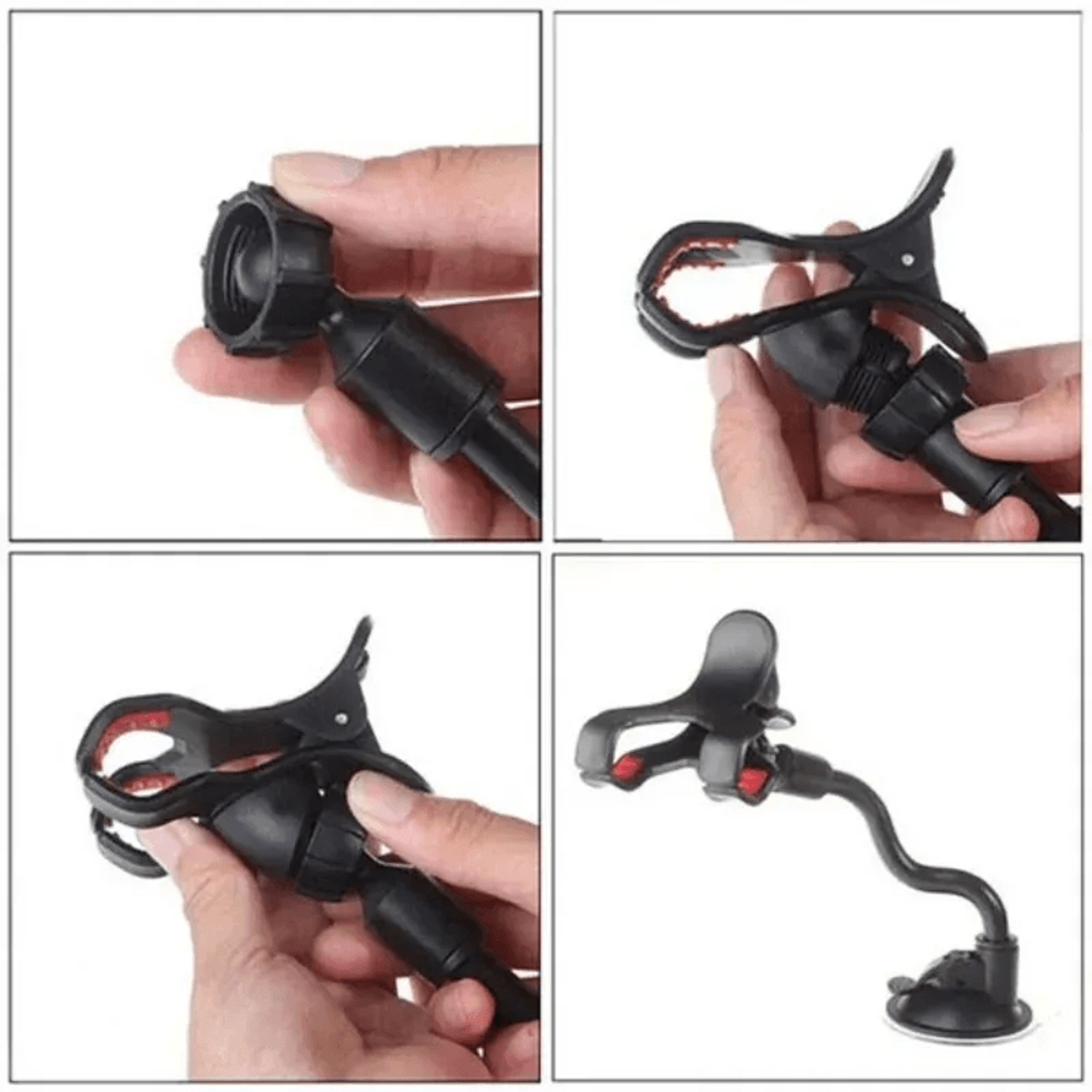 Rotating Car Phone Holder Long Arm Windshield Mount For Phones And GPS 2