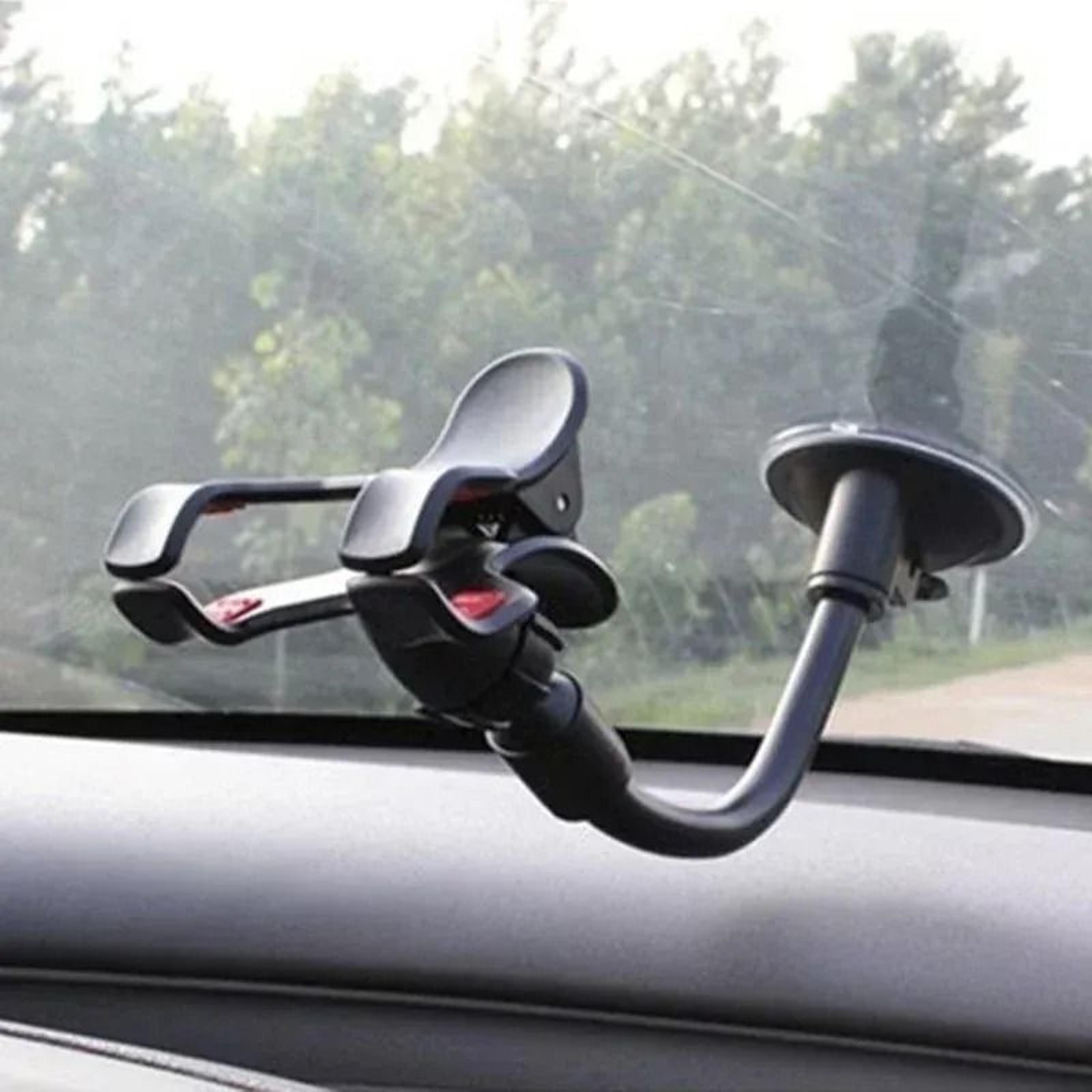 Rotating Car Phone Holder Long Arm Windshield Mount For Phones And GPS 0