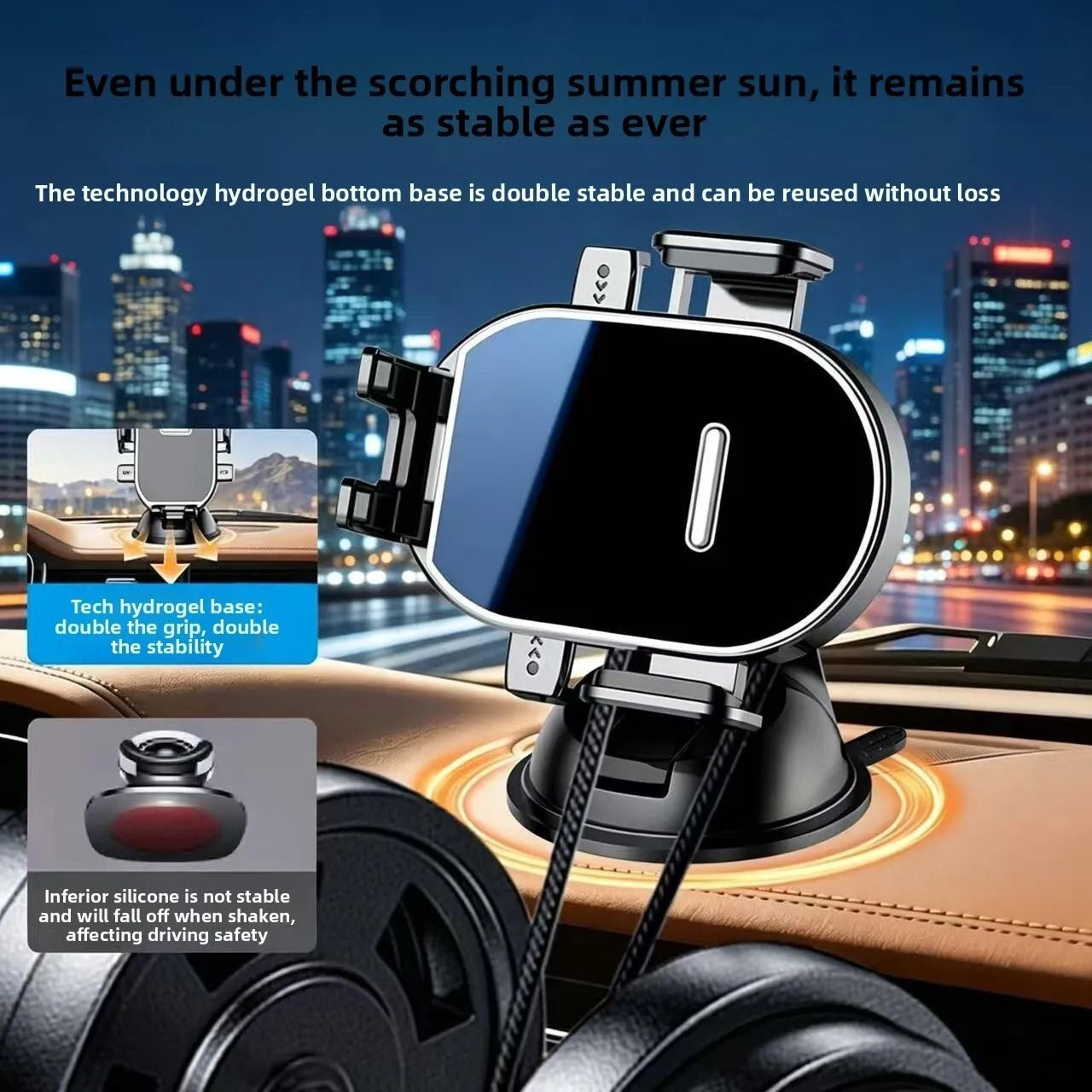 High End Car Phone Holder Universal Suction Cup Air Vent Navigation Mount 3