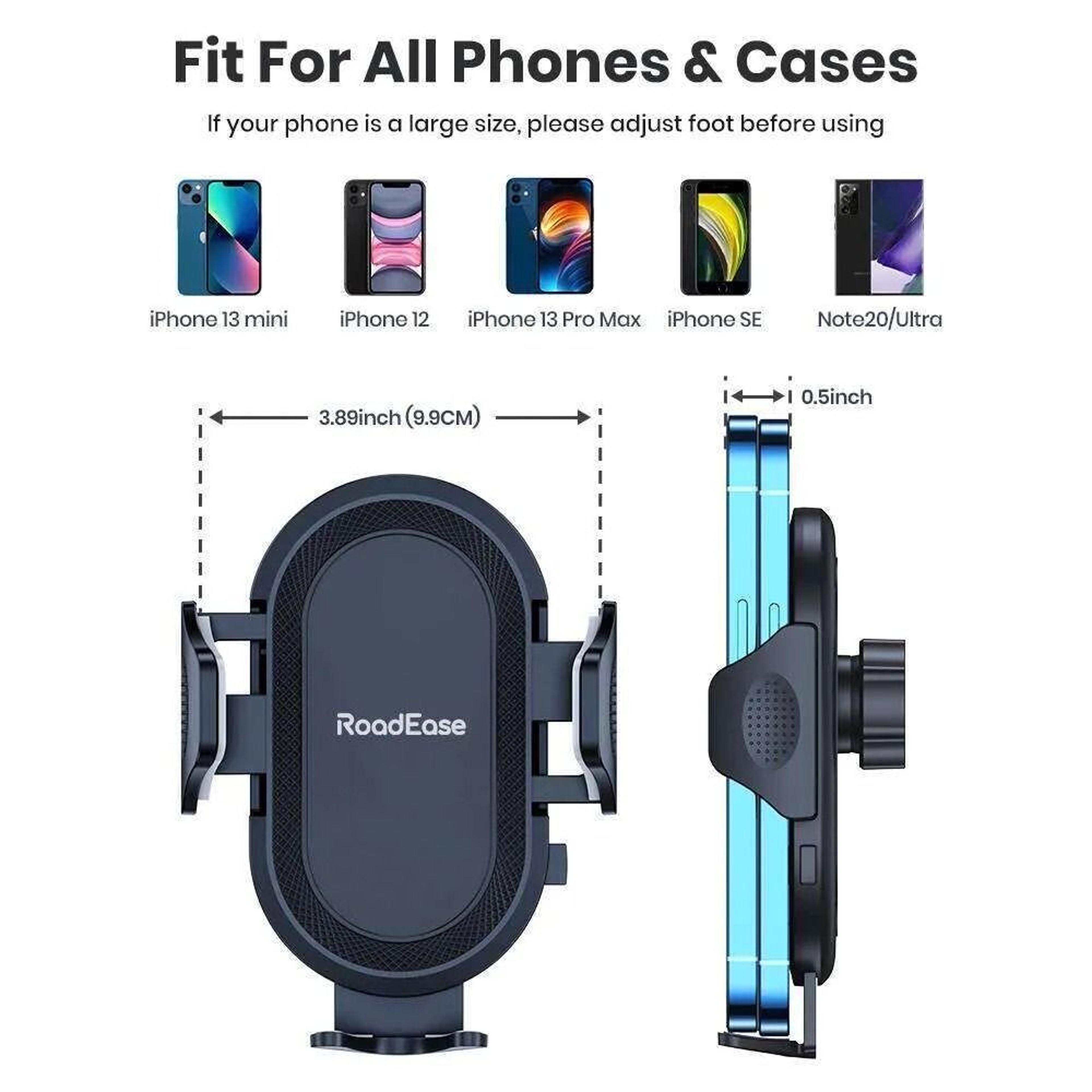 RoadEase Universal Car Phone Holder 360 Adjustable Air Vent Phone Mount 1