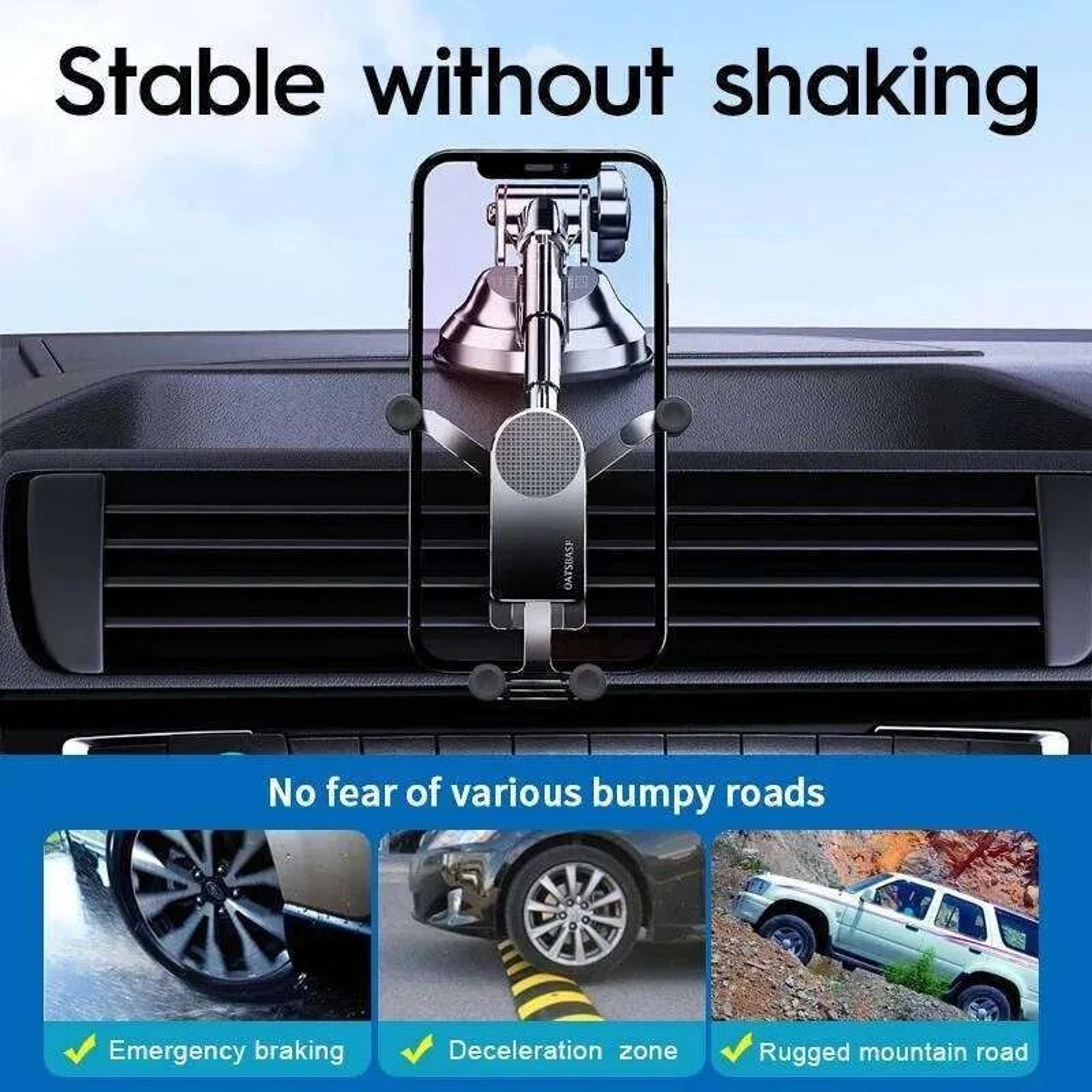 Gravity Car Phone Mount Suction Cup GPS Holder For IPhone Android 3