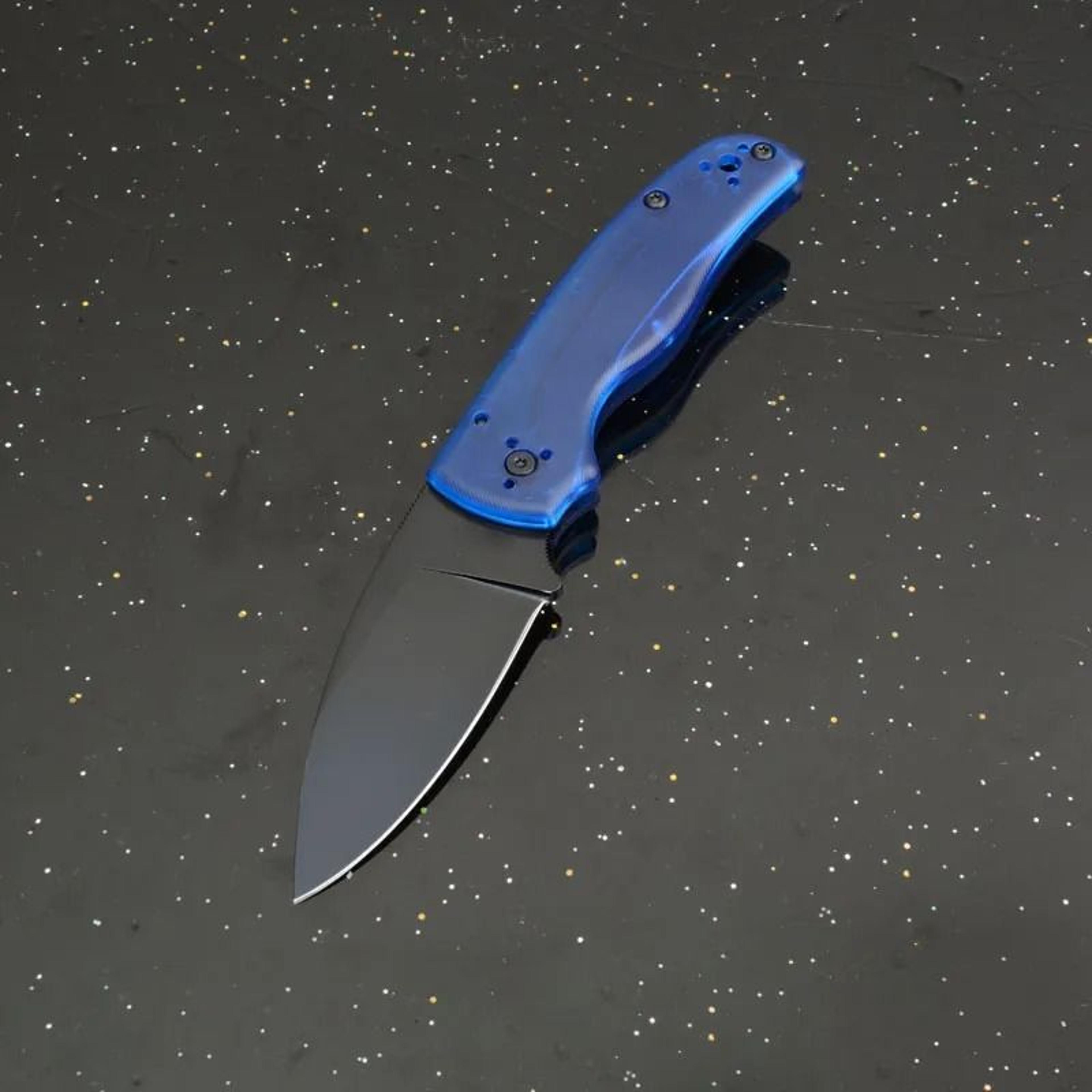 Folding Pocket Knife With PEI Handle For EDC Camping And Outdoor Use 3