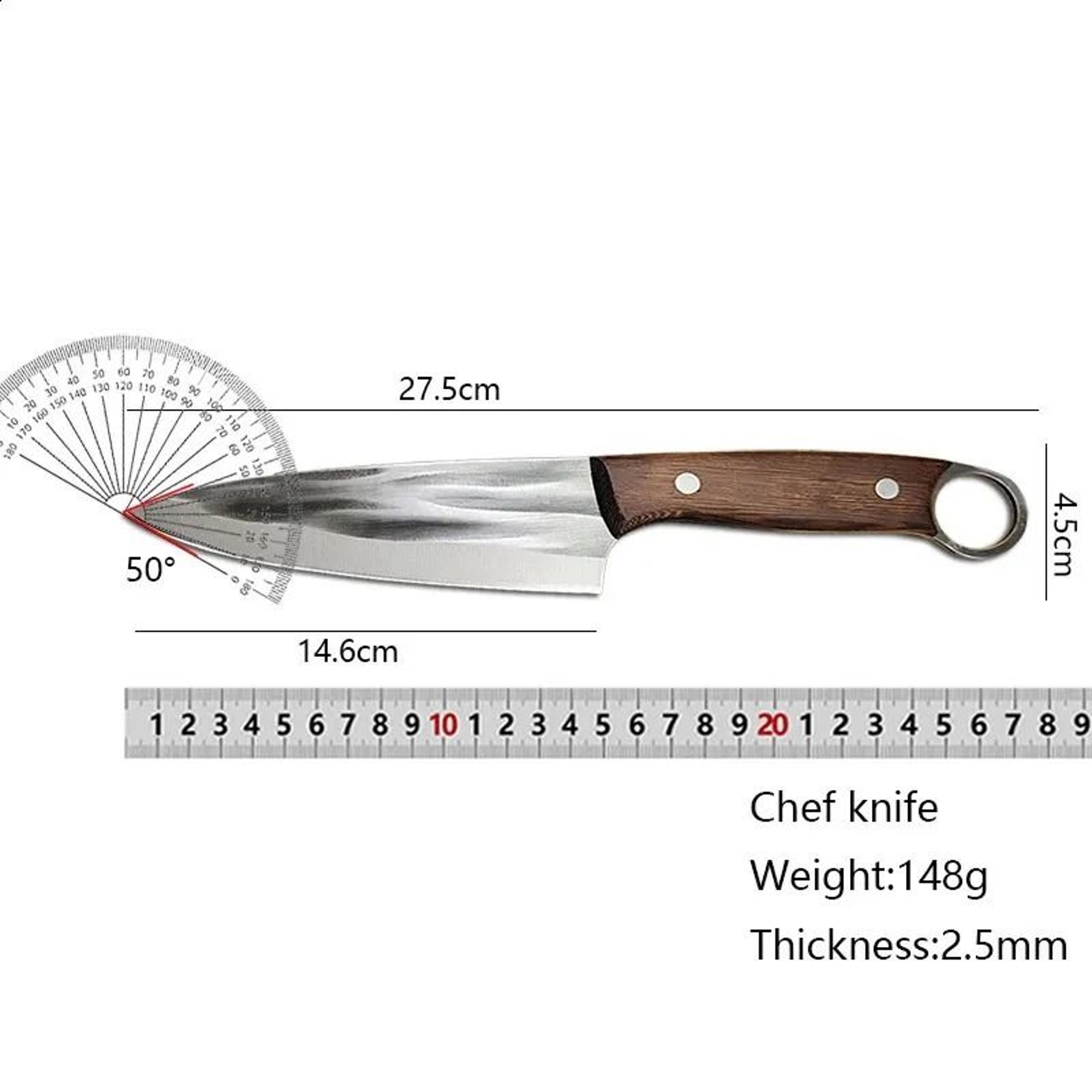 Forged Kitchen Knife For Meat Slicing Boning Fish Prep And Cooking 4