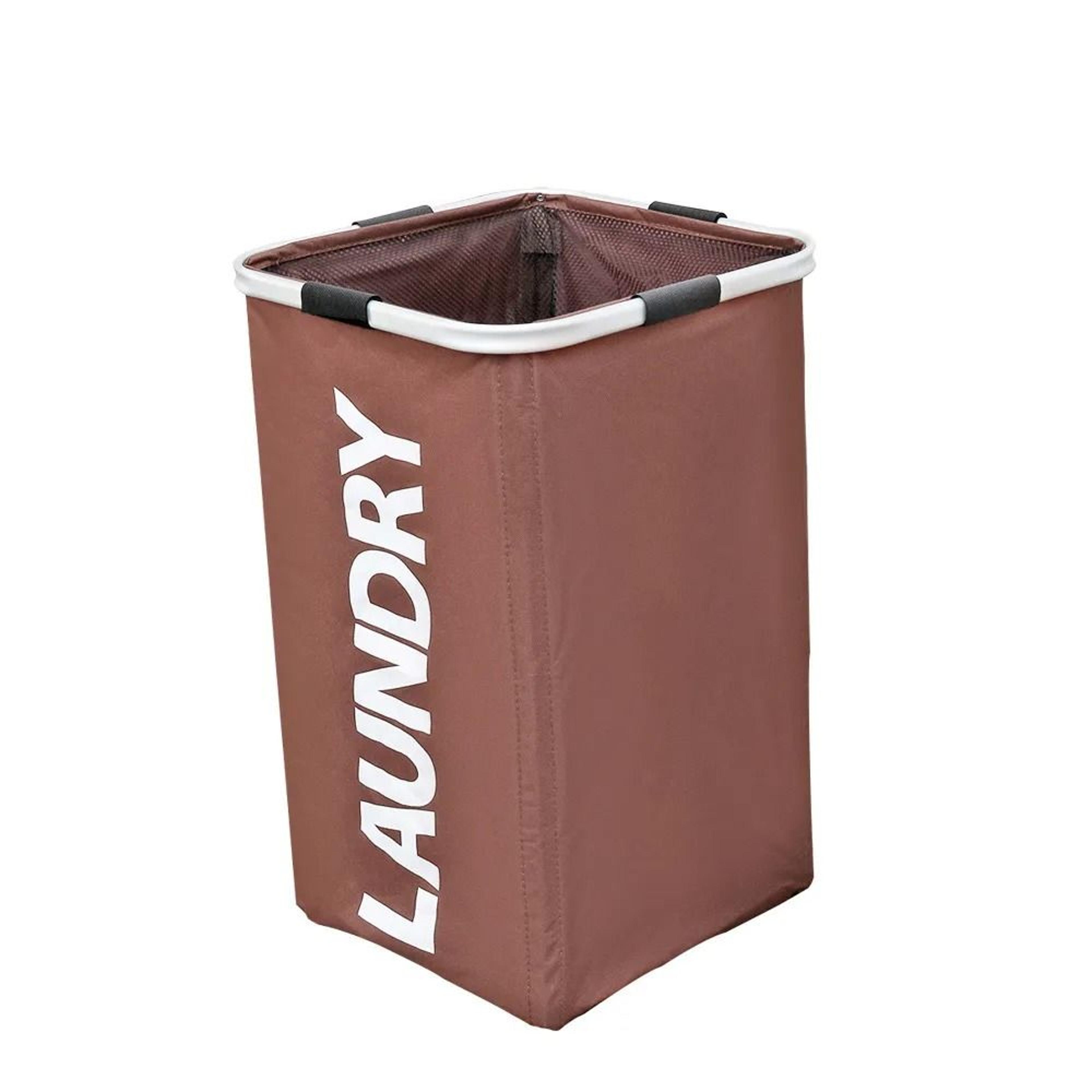 Foldable Laundry Basket Large Cotton Storage Hamper For Clothes And Camping 2