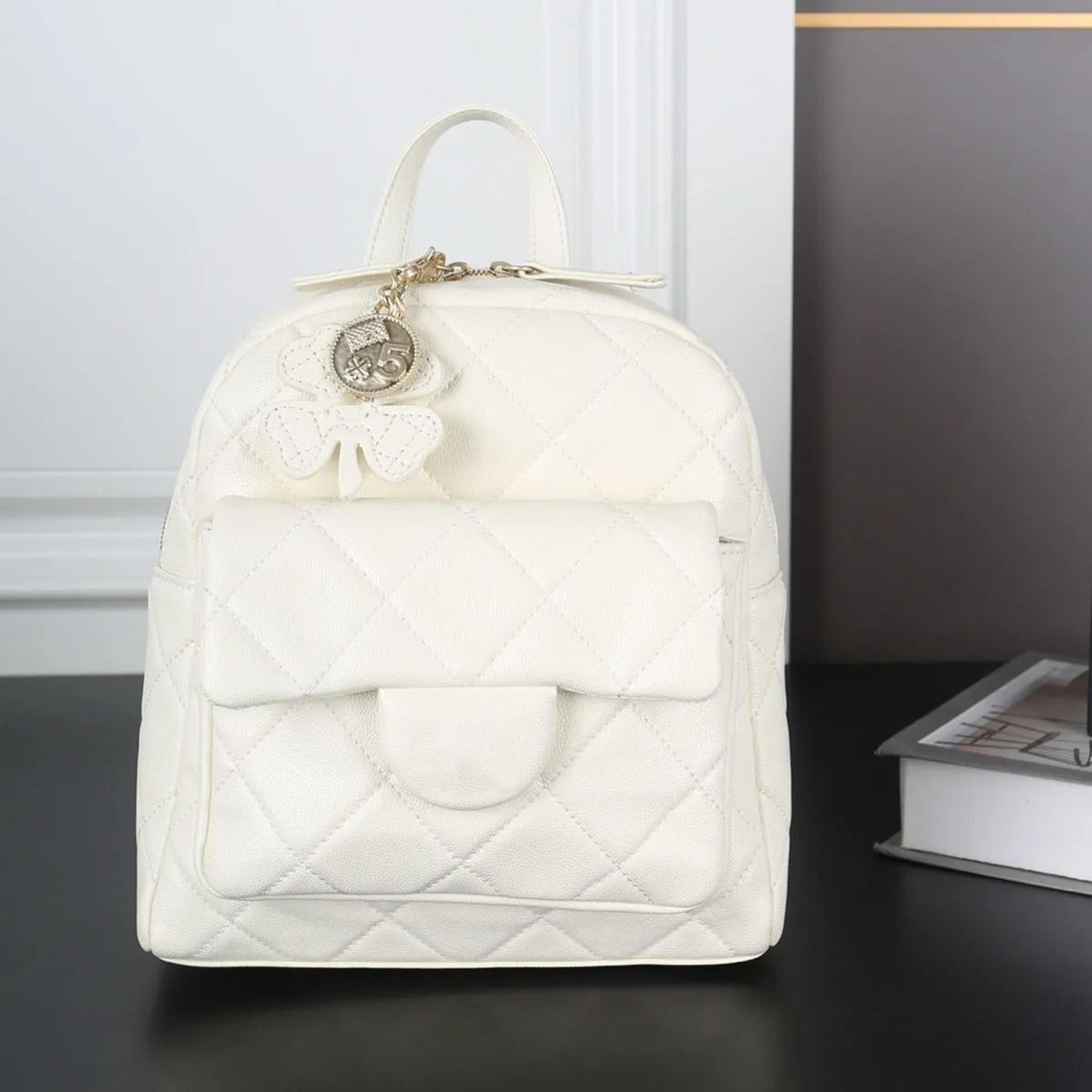 Genuine Leather Mini Backpack With Adjustable Dual Shoulder Straps And Zipper Closure 3
