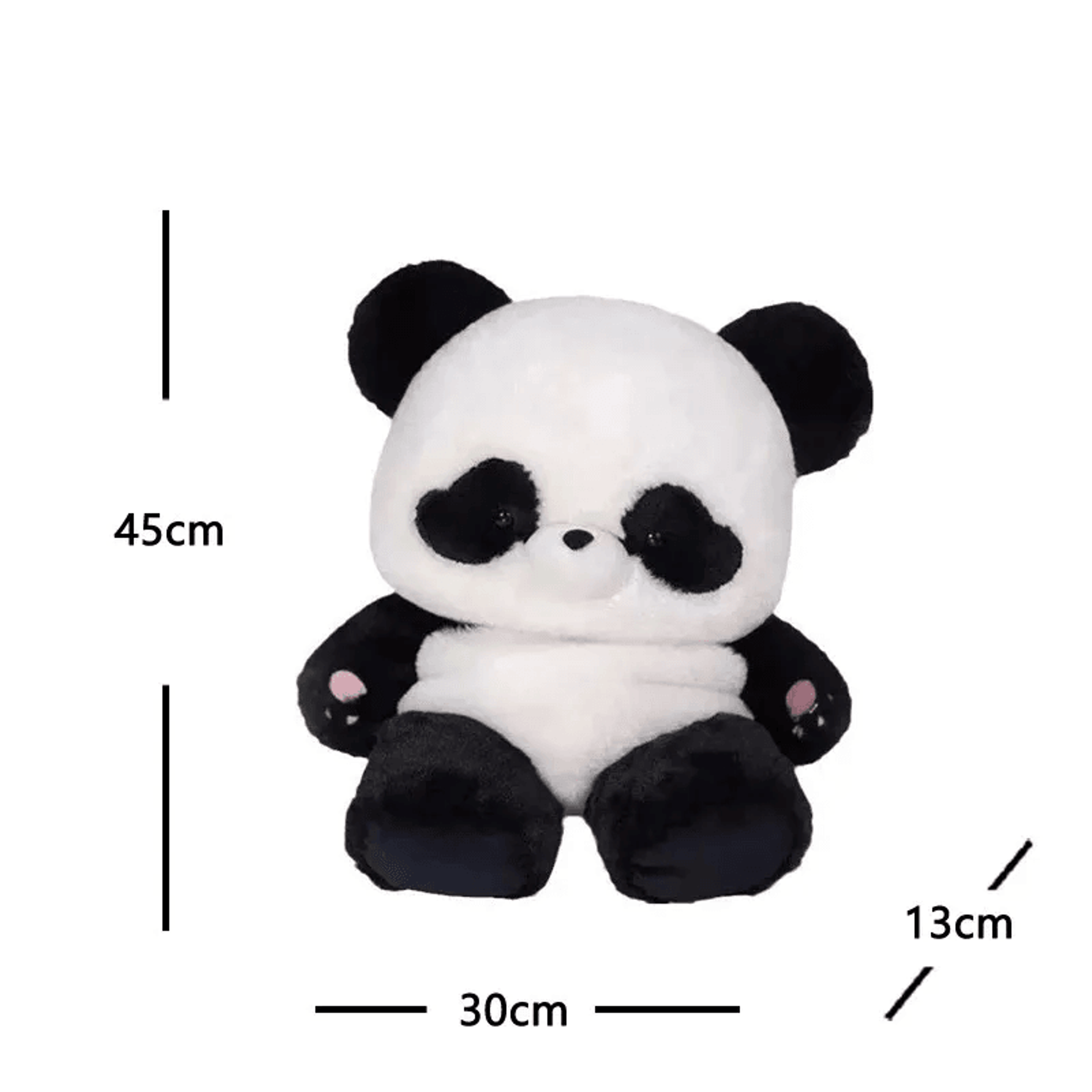 Cute Panda Plush Backpack Soft Cartoon School Bag For Kids 1
