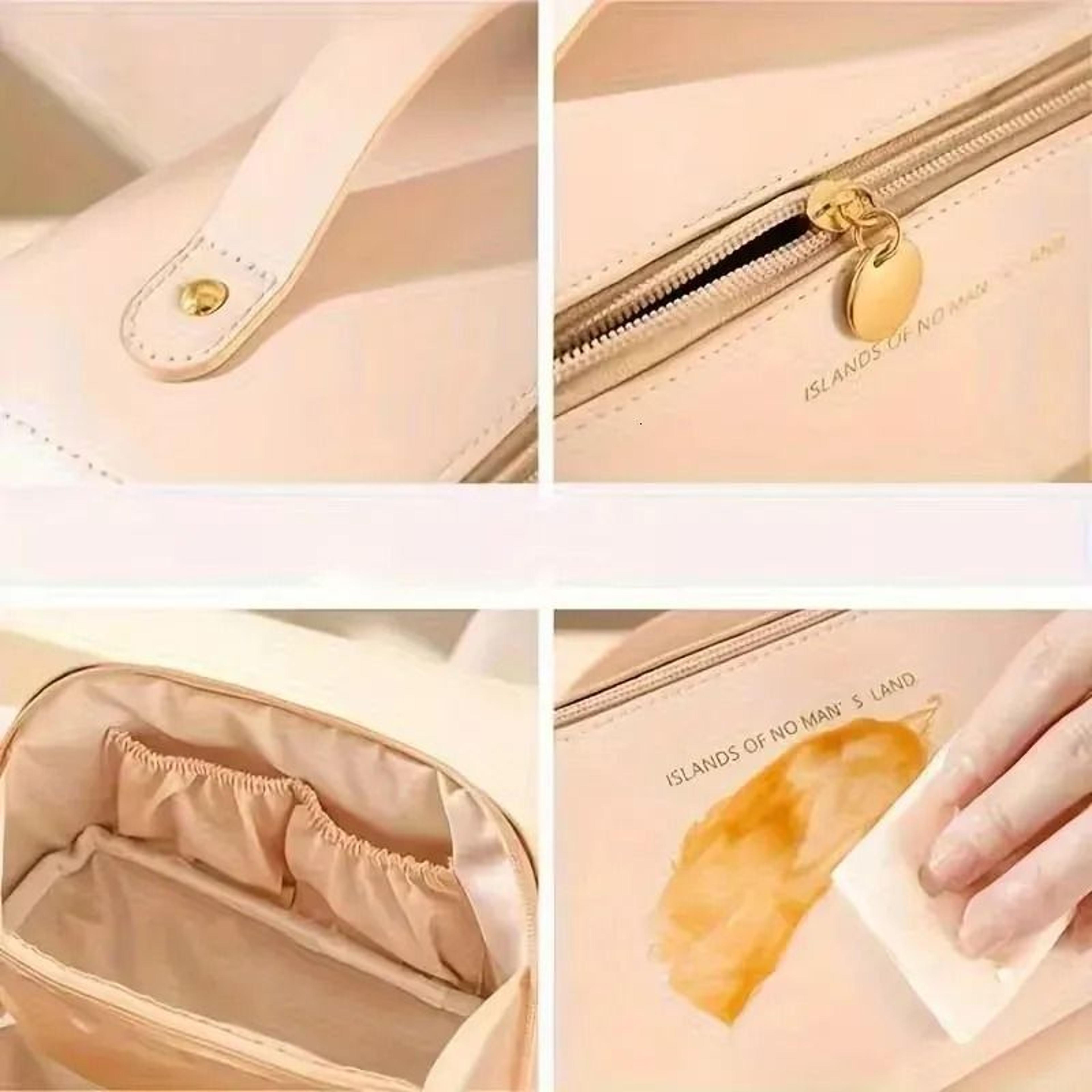 Large Capacity Waterproof Makeup Bag Layered Travel Cosmetic Organizer 4