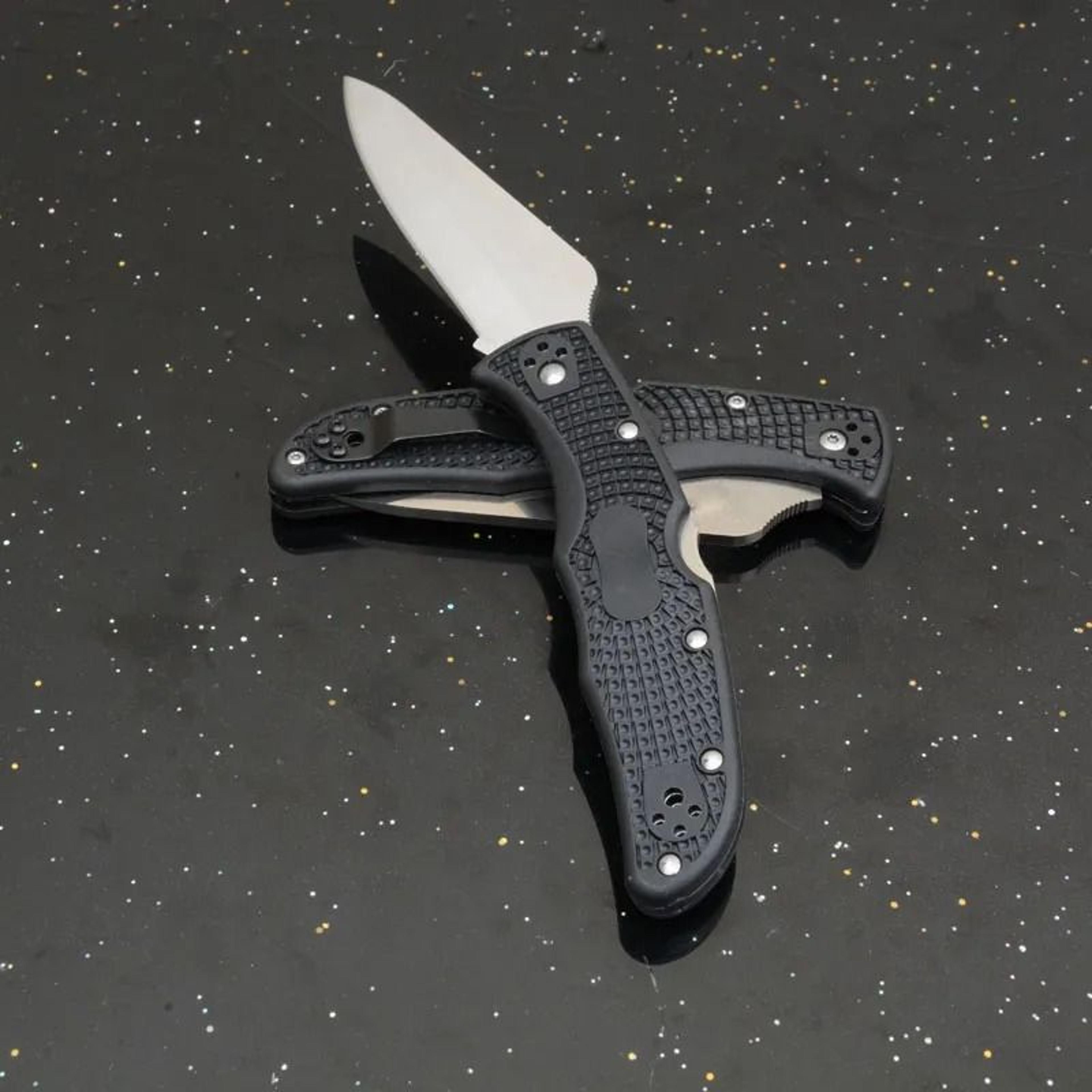 Folding Pocket Knife With FRN Handle And Lockback For Outdoor EDC 2