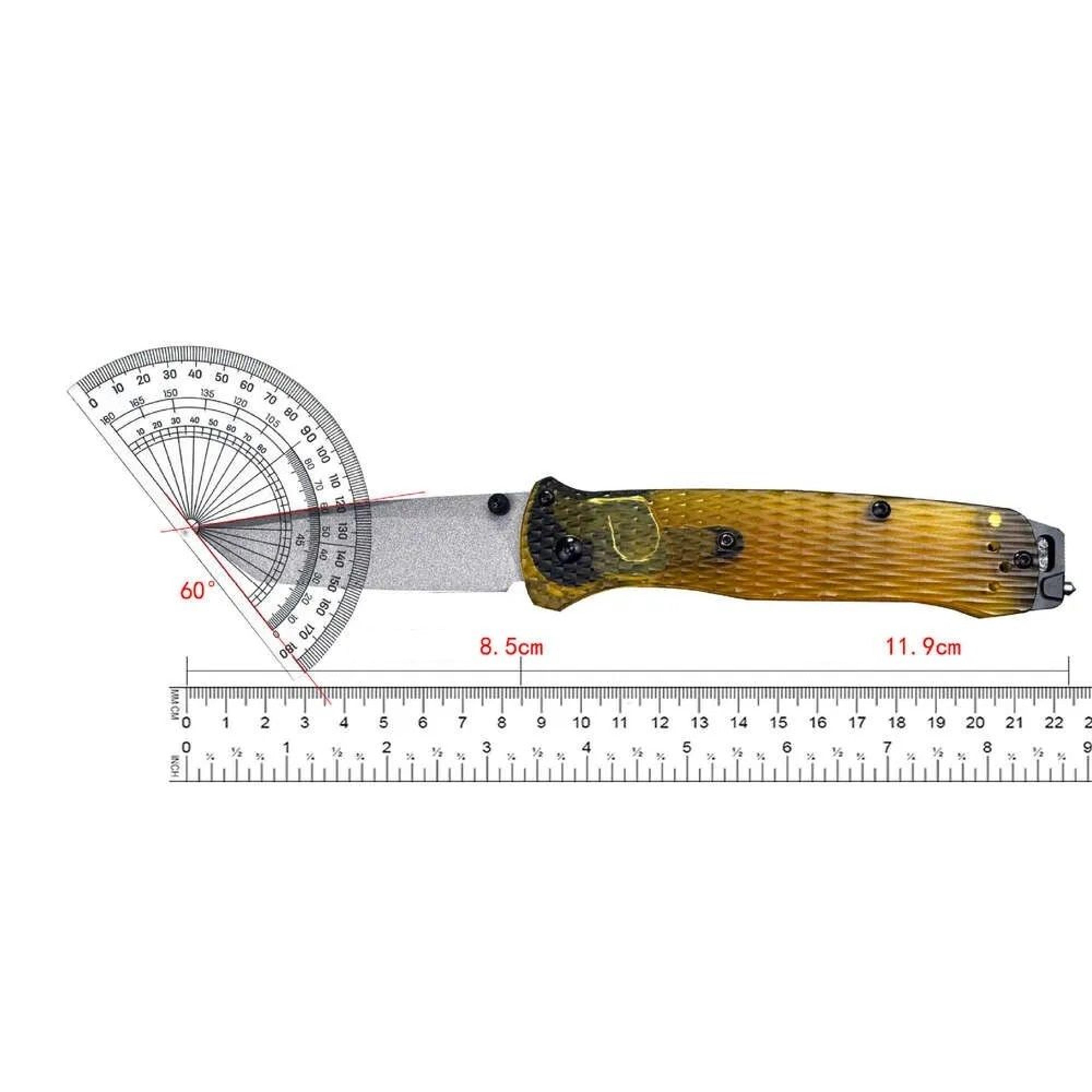 Handle Folding Pocket Knife With Stainless Steel Blade For Camping EDC And Outdoor Use 1