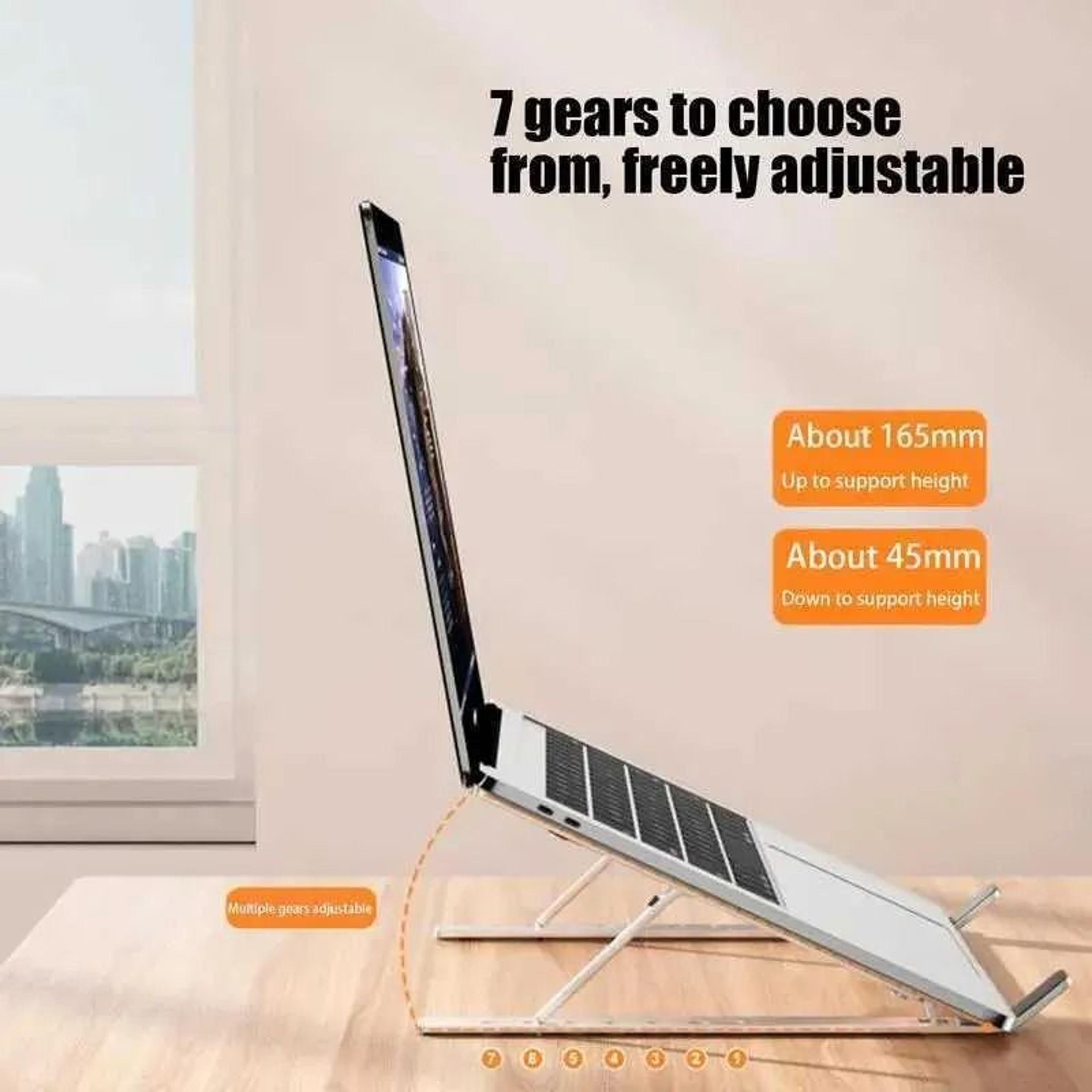 Foldable Adjustable Laptop Stand With Seven Height Levels 1