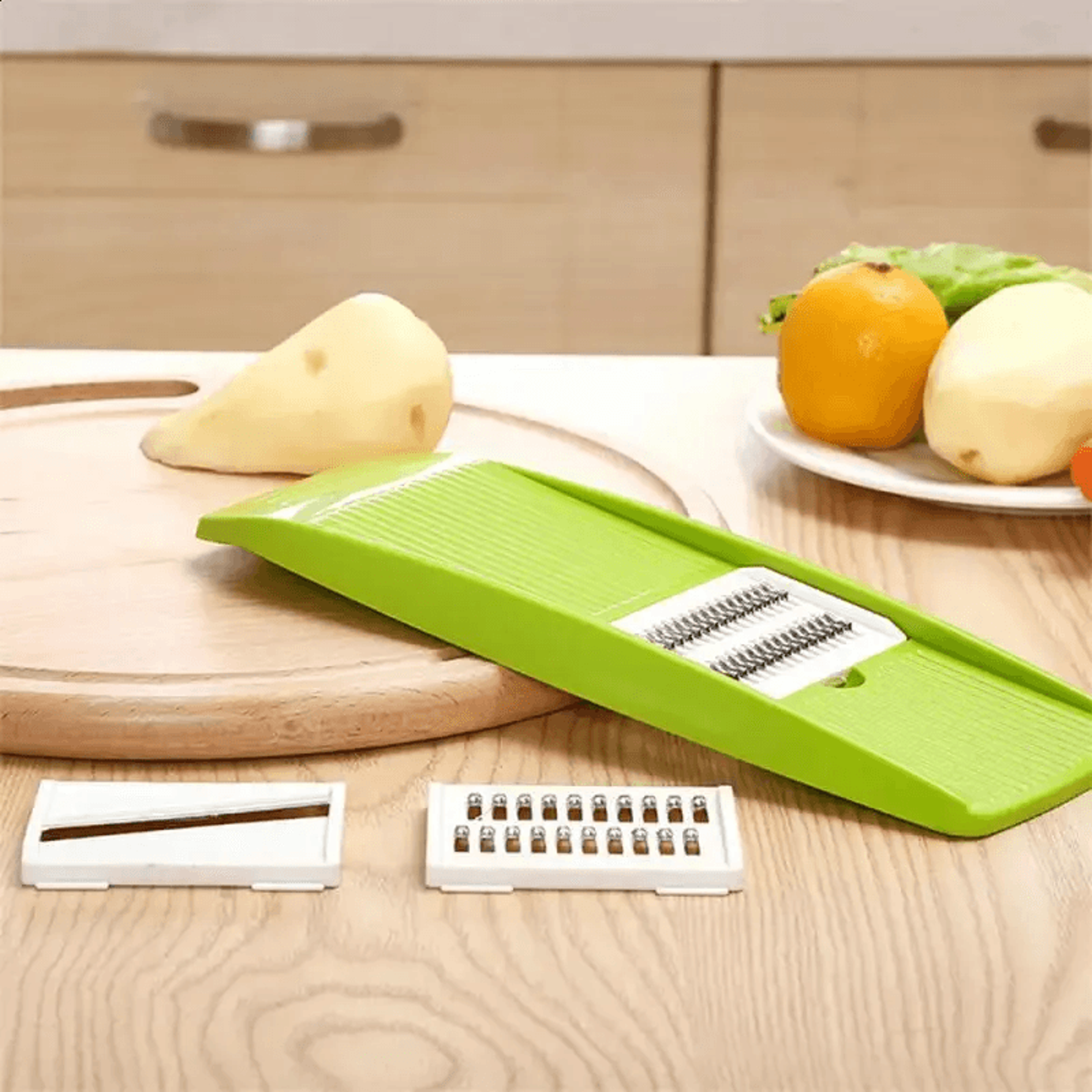 Manual Mandolin Vegetable Slicer With Blades 1
