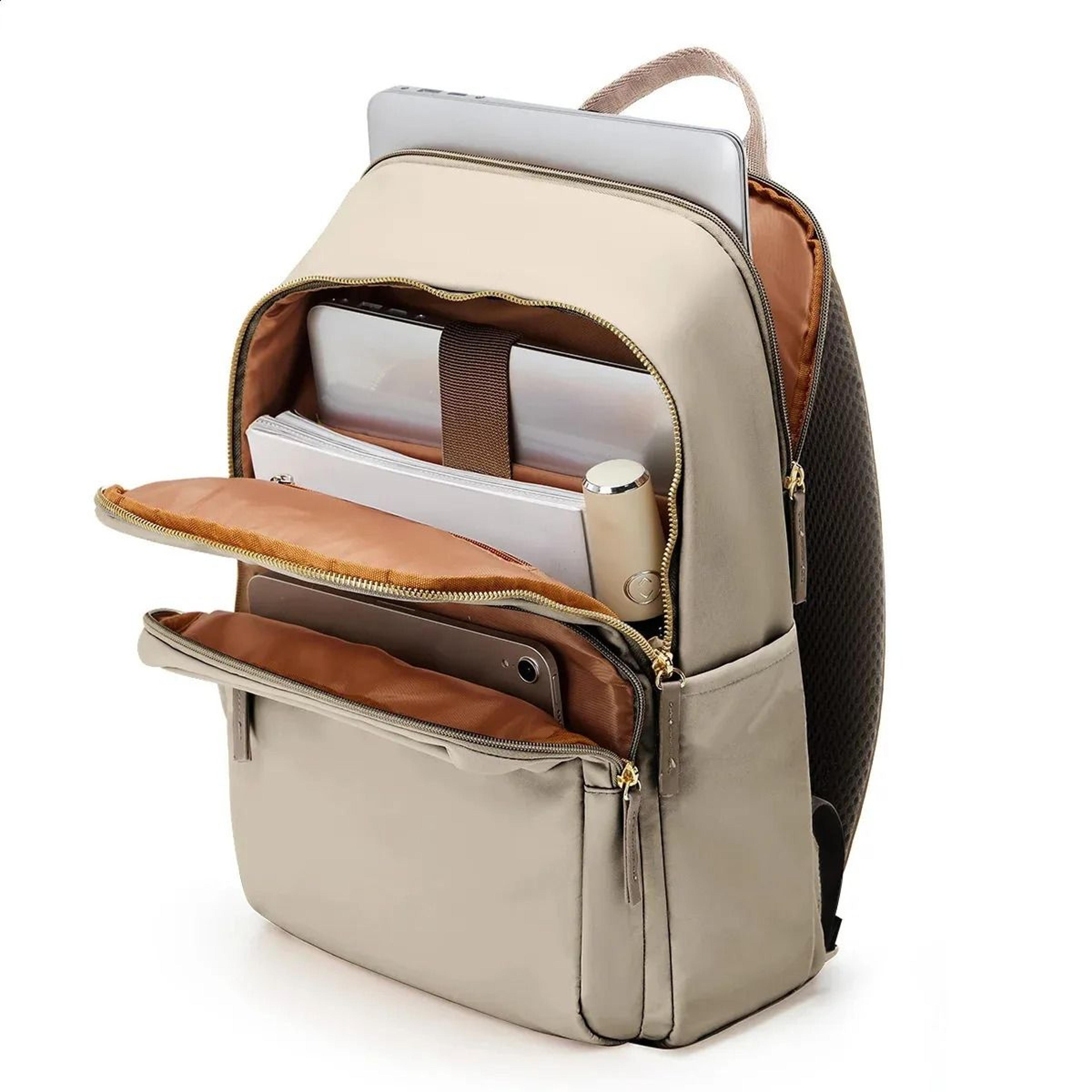 simple large capacity women backpack for travel business school and laptop use
