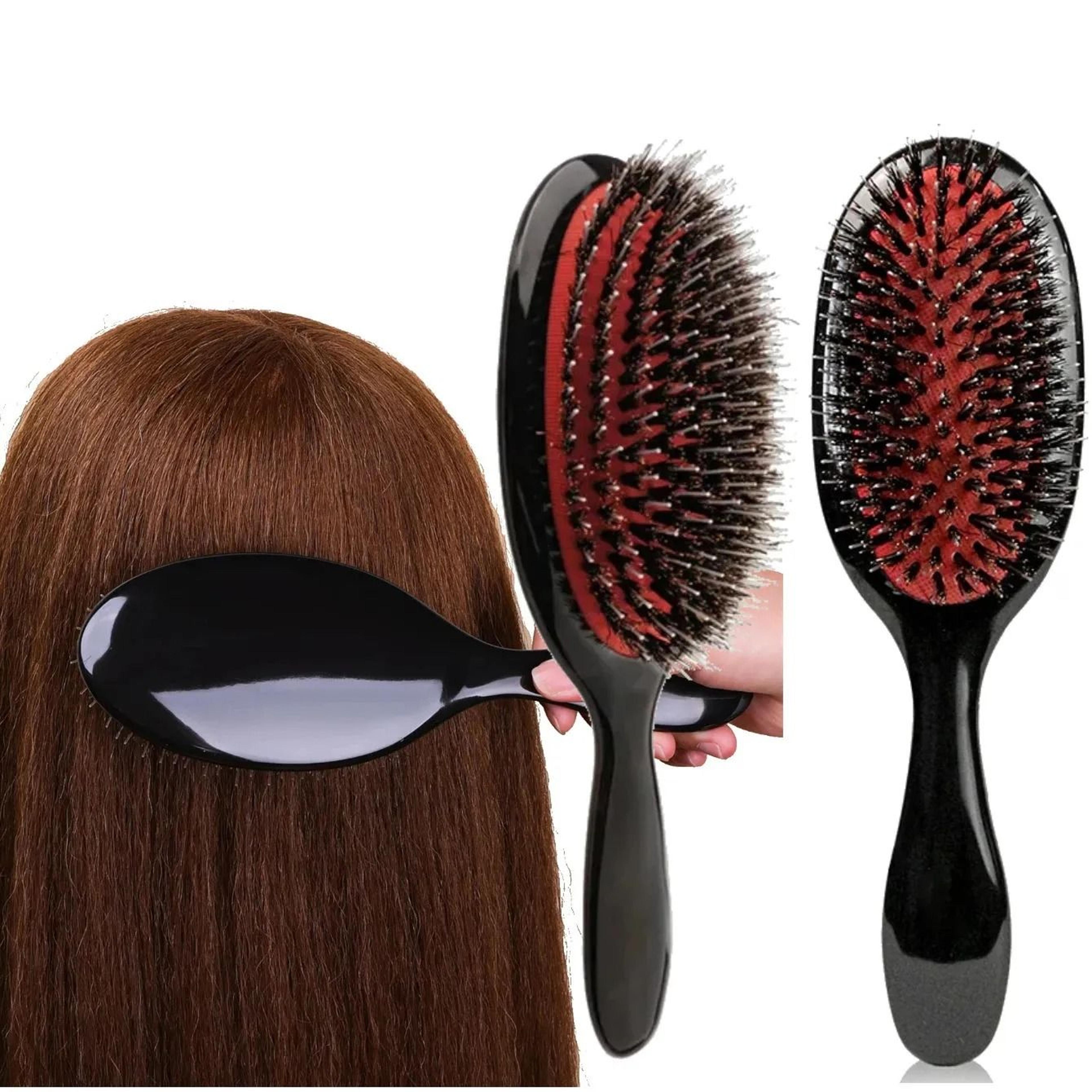detangling hair brush with scalp massager for salon and home styling