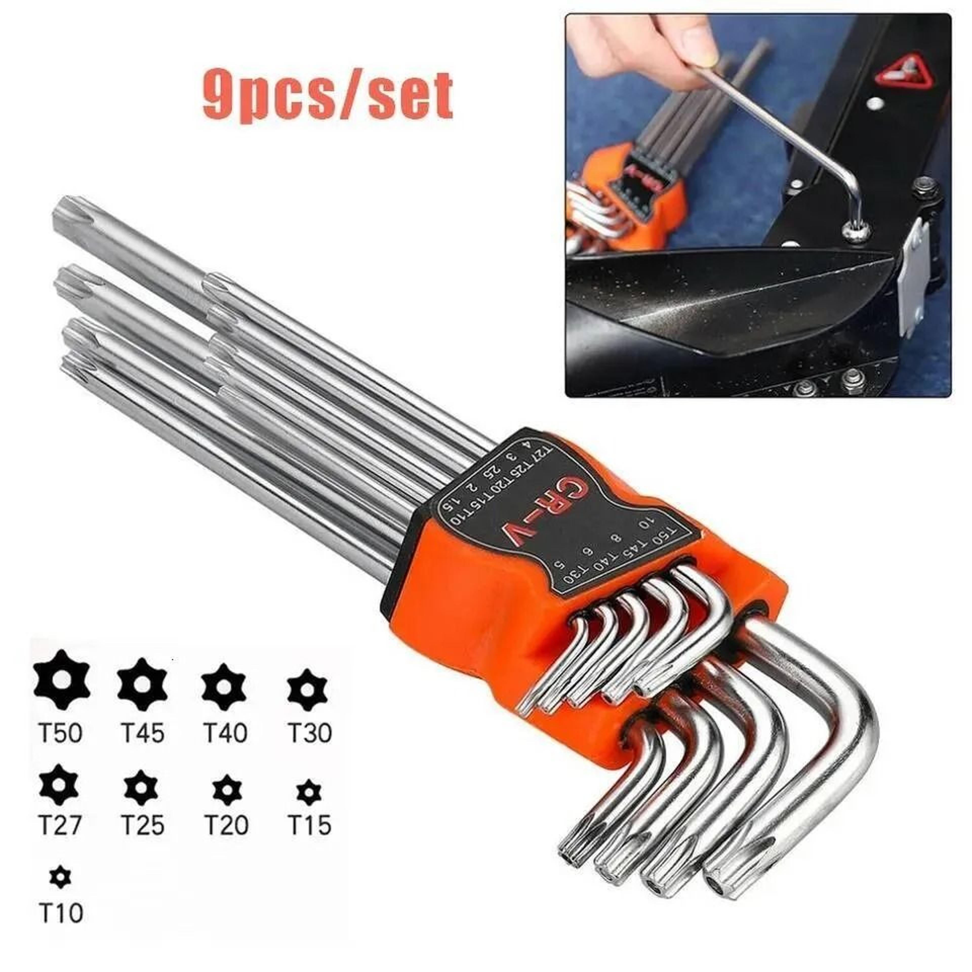 LType DoubleEnd Hex Allen And Torx Wrench Set 4