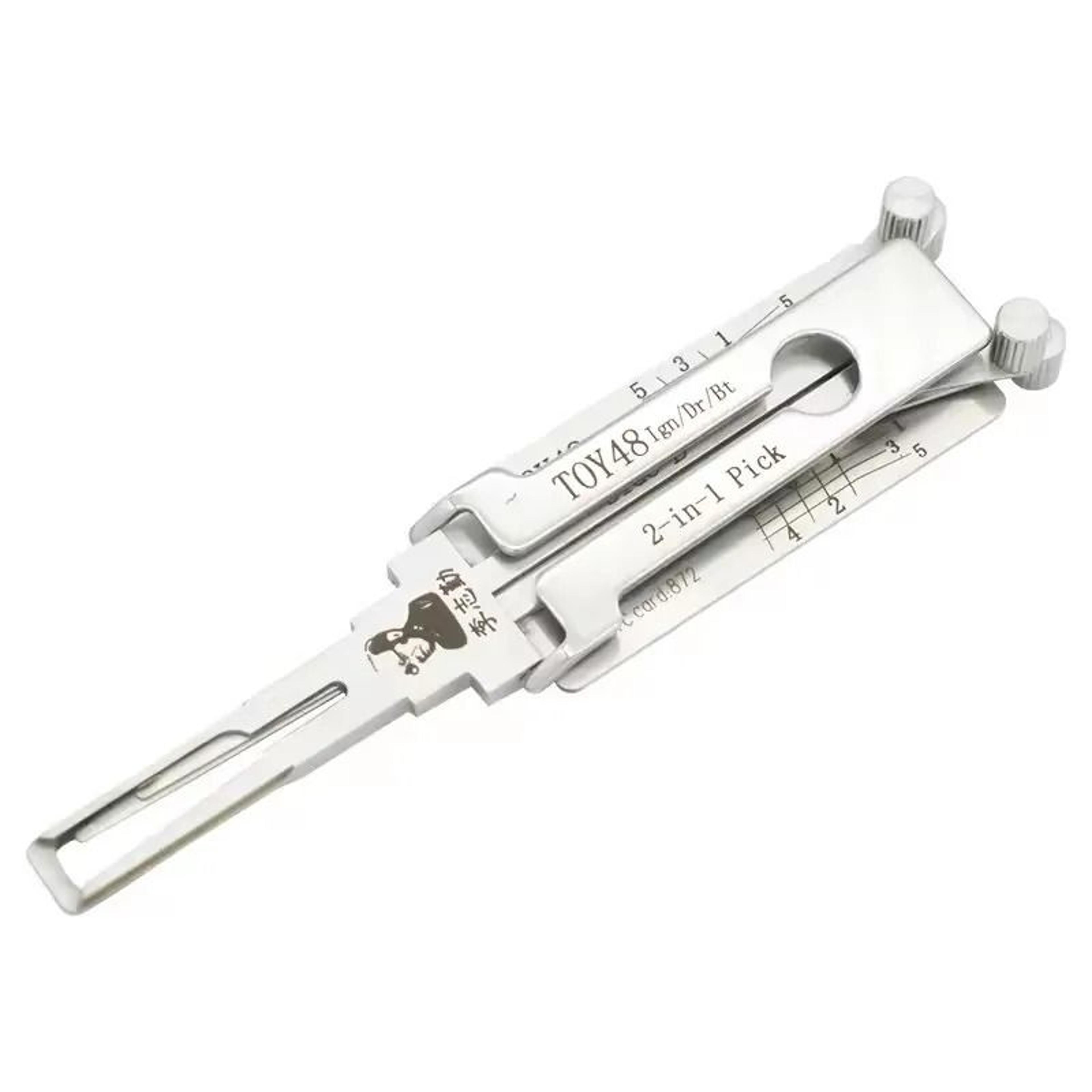 Automotive Lock Pick And Decoder Tool Stainless Steel 0
