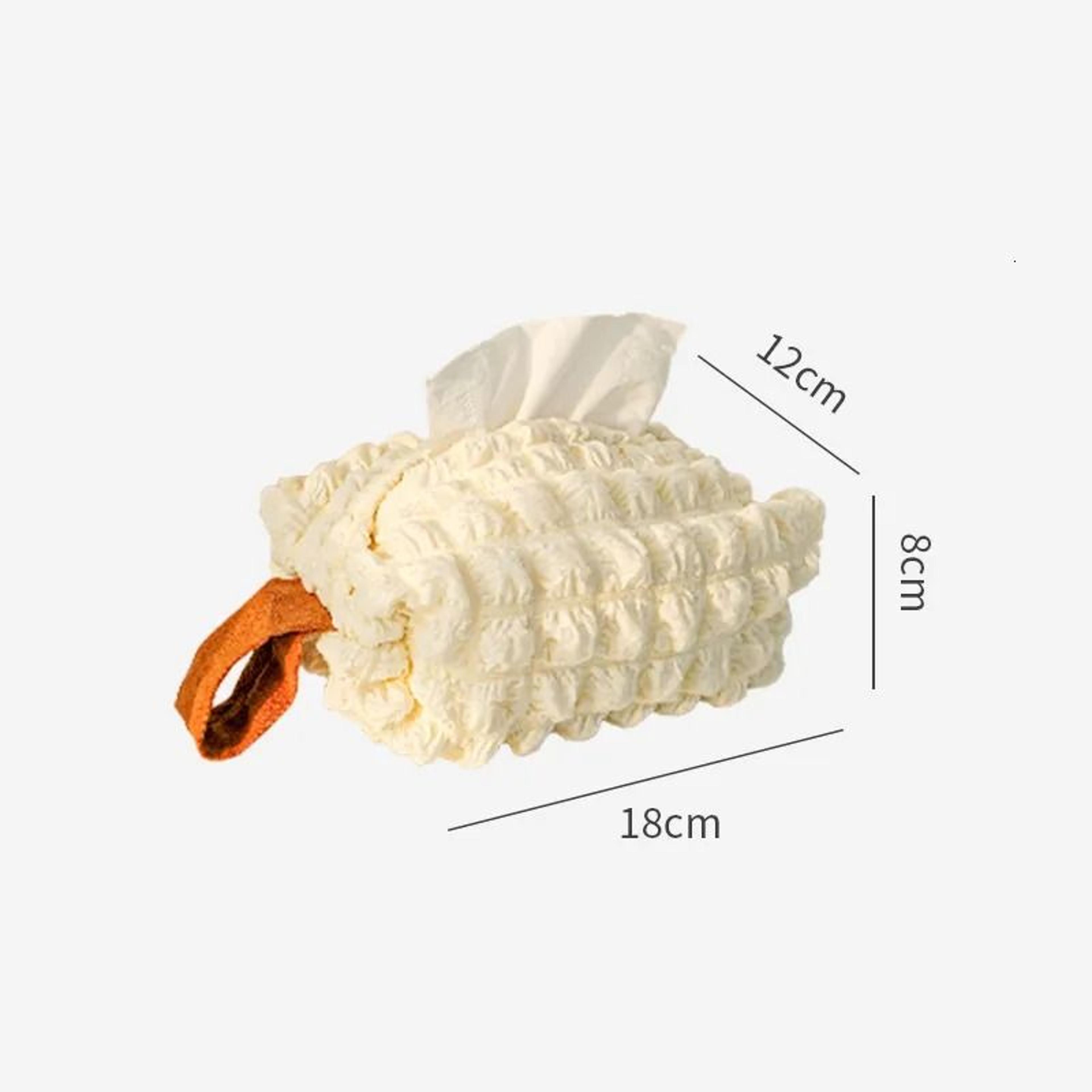 Desktop Tissue Dispenser Storage Bag With Handheld And Hangable Design 3