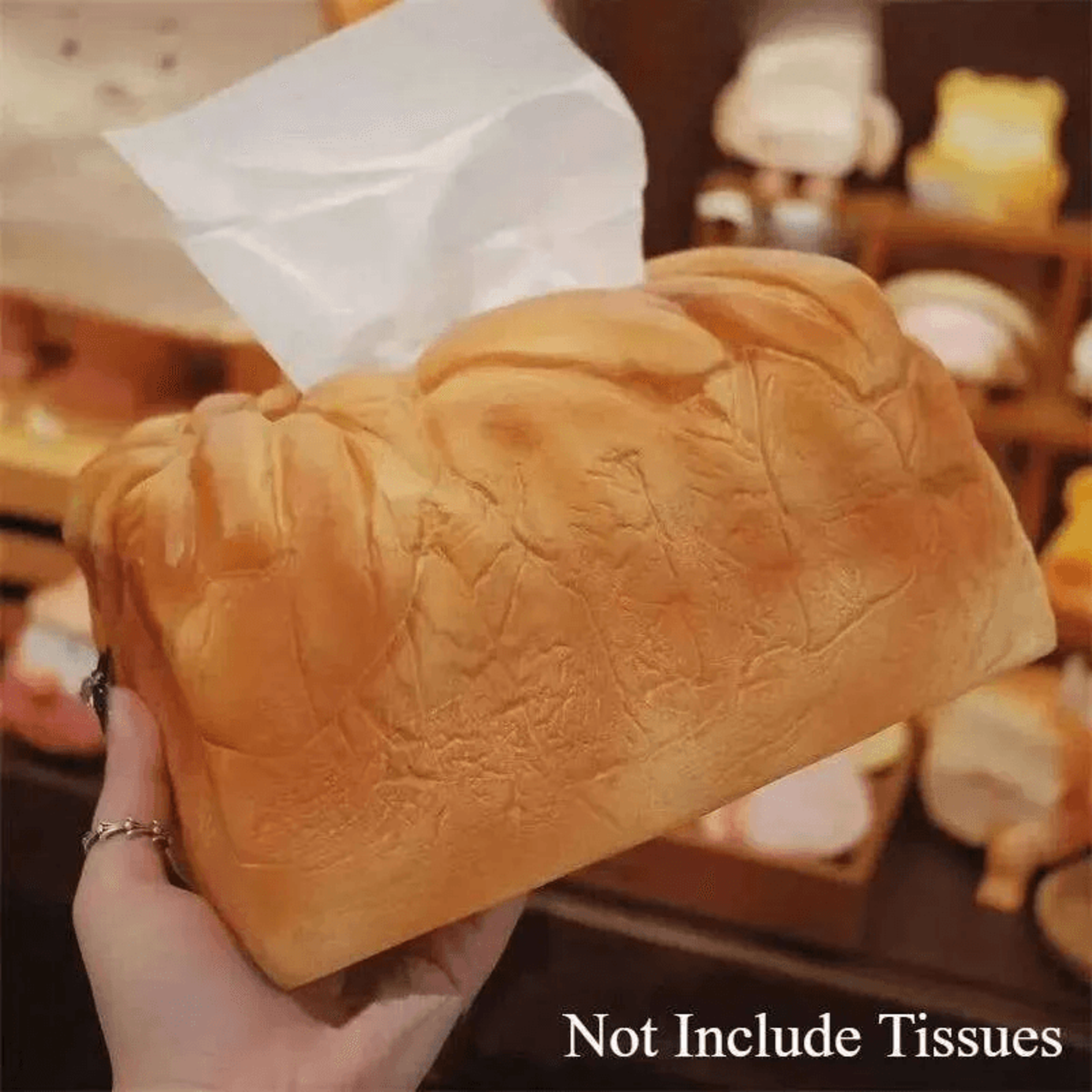 Bread Toast Tissue Box Cute Napkin Holder For Home Office And Car 1