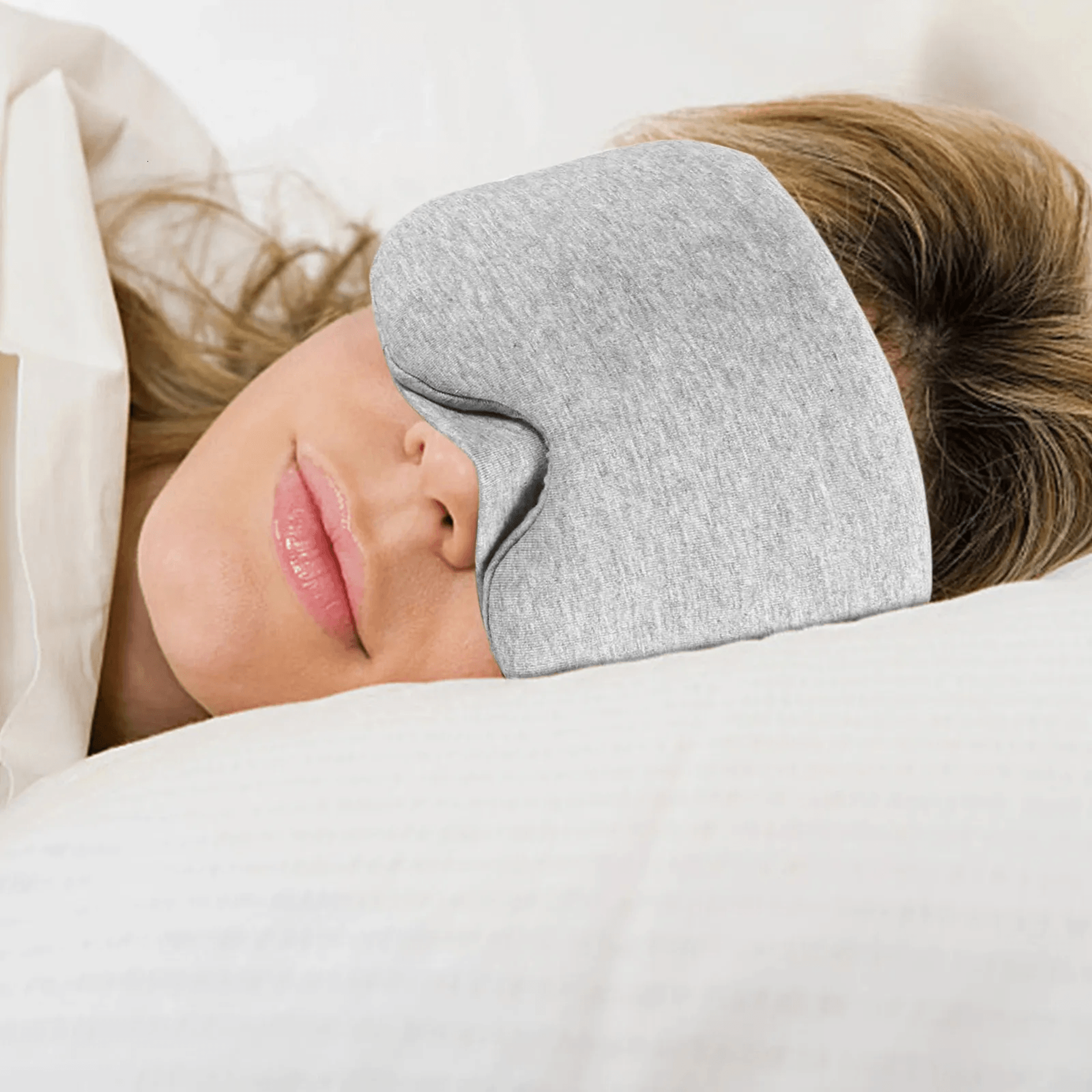 Cotton Sleep Eye Mask Soft Light Blocking Eye Shade For Sleep And Travel 0