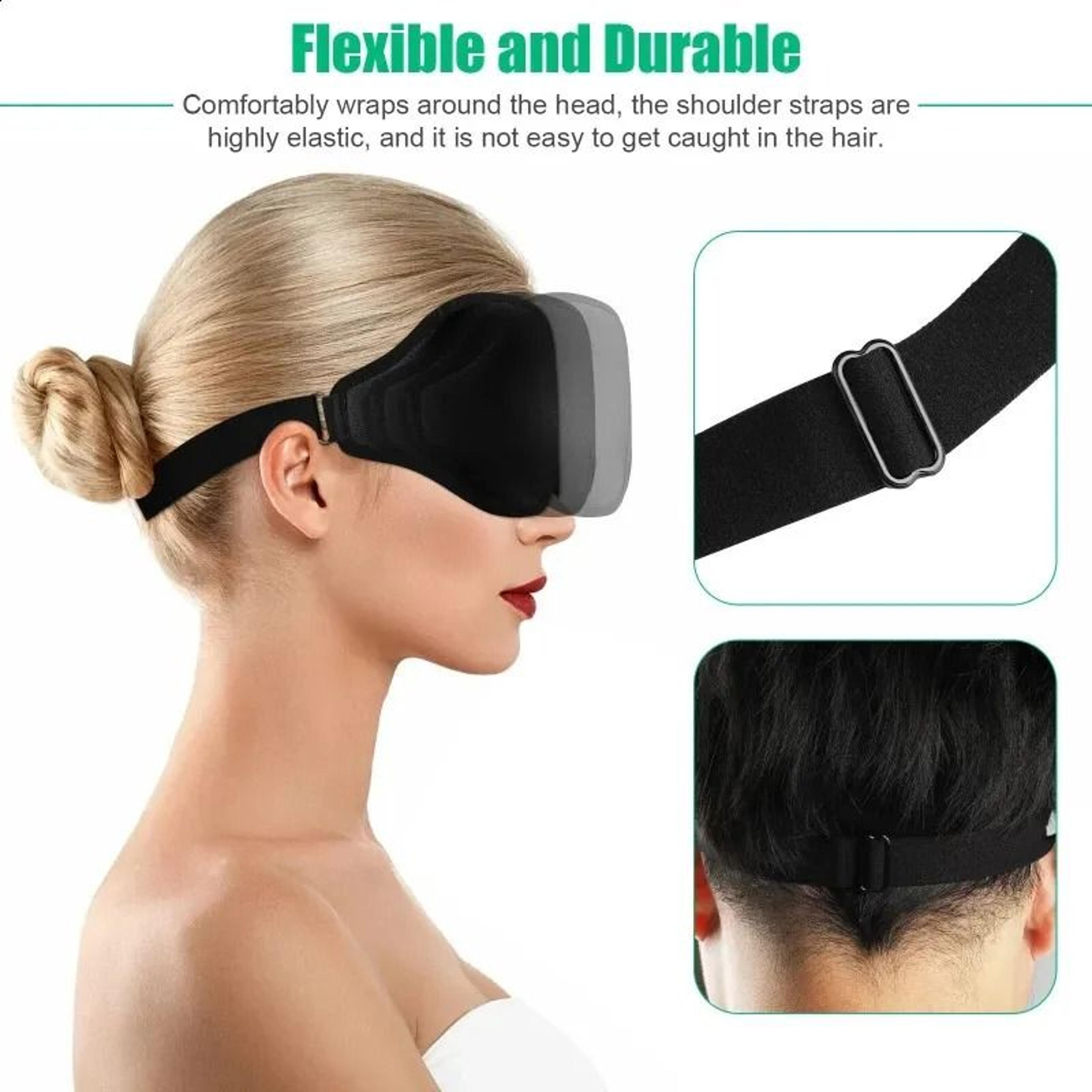 Silk Sleep Eye Mask With Soft Padded Contoured Design 1
