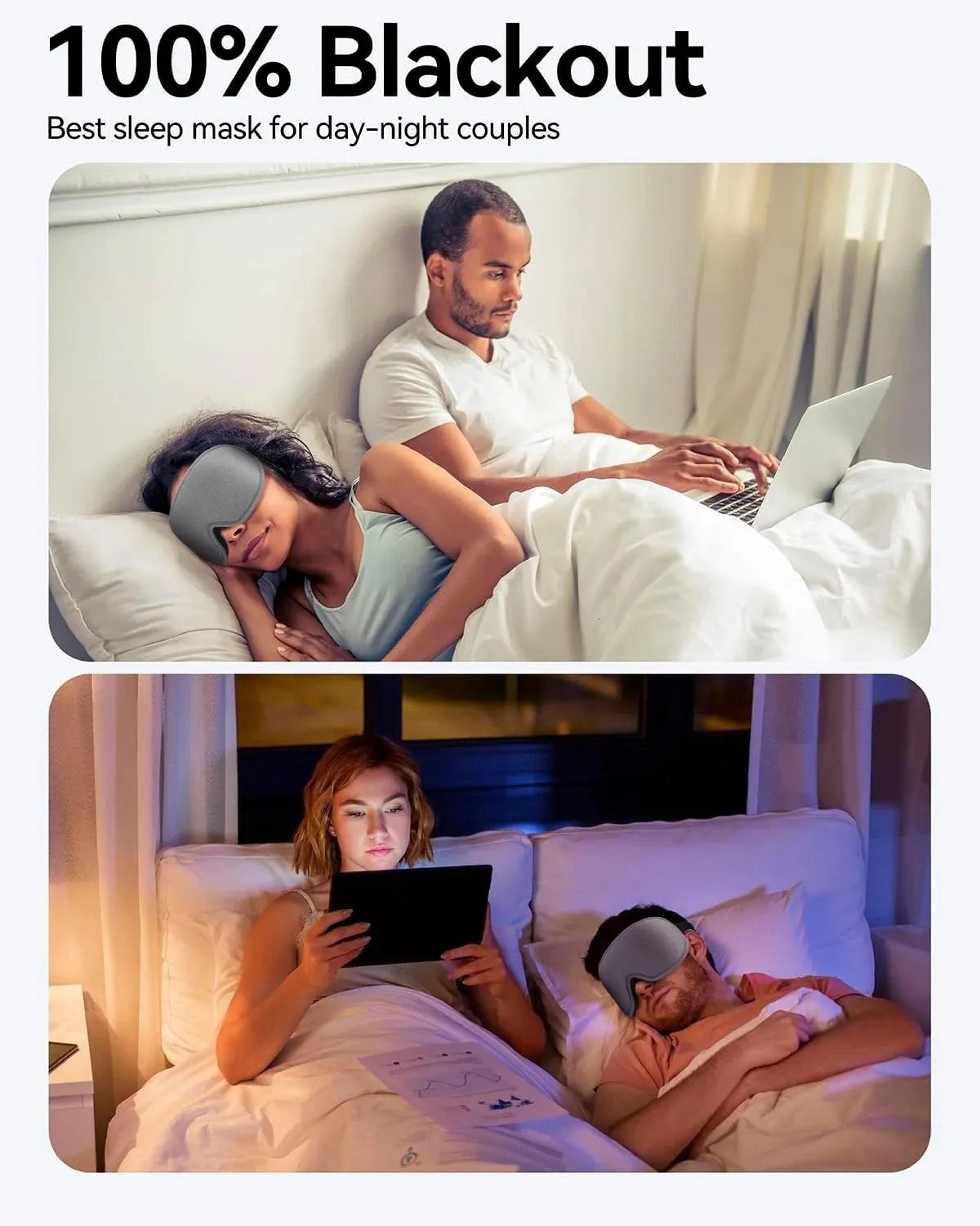 Soft Sleep Eye Mask With Light Blocking Breathable Design 4