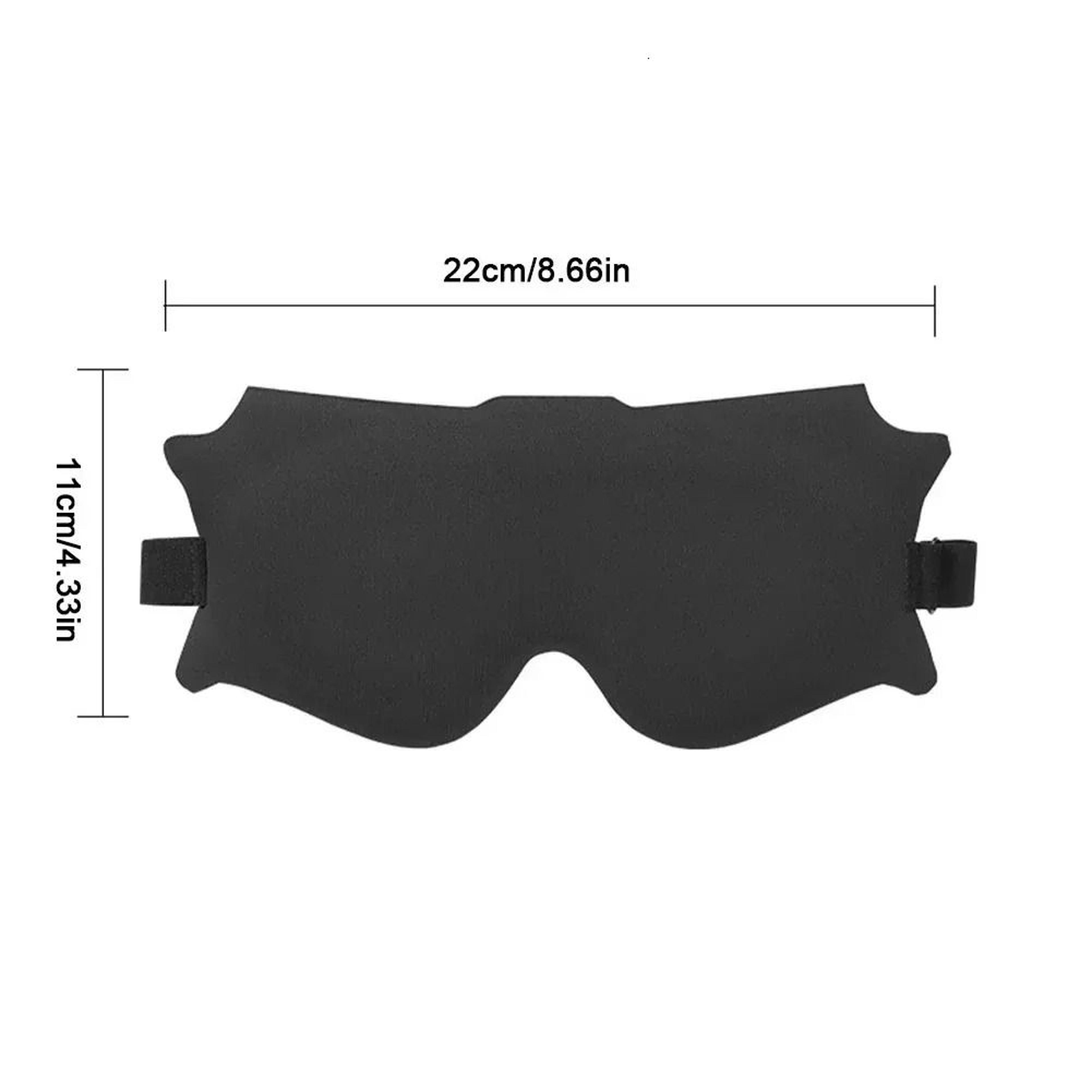 Adjustable Sleeping Eye Mask With Soft Padding And Eye Relaxation Massager 5