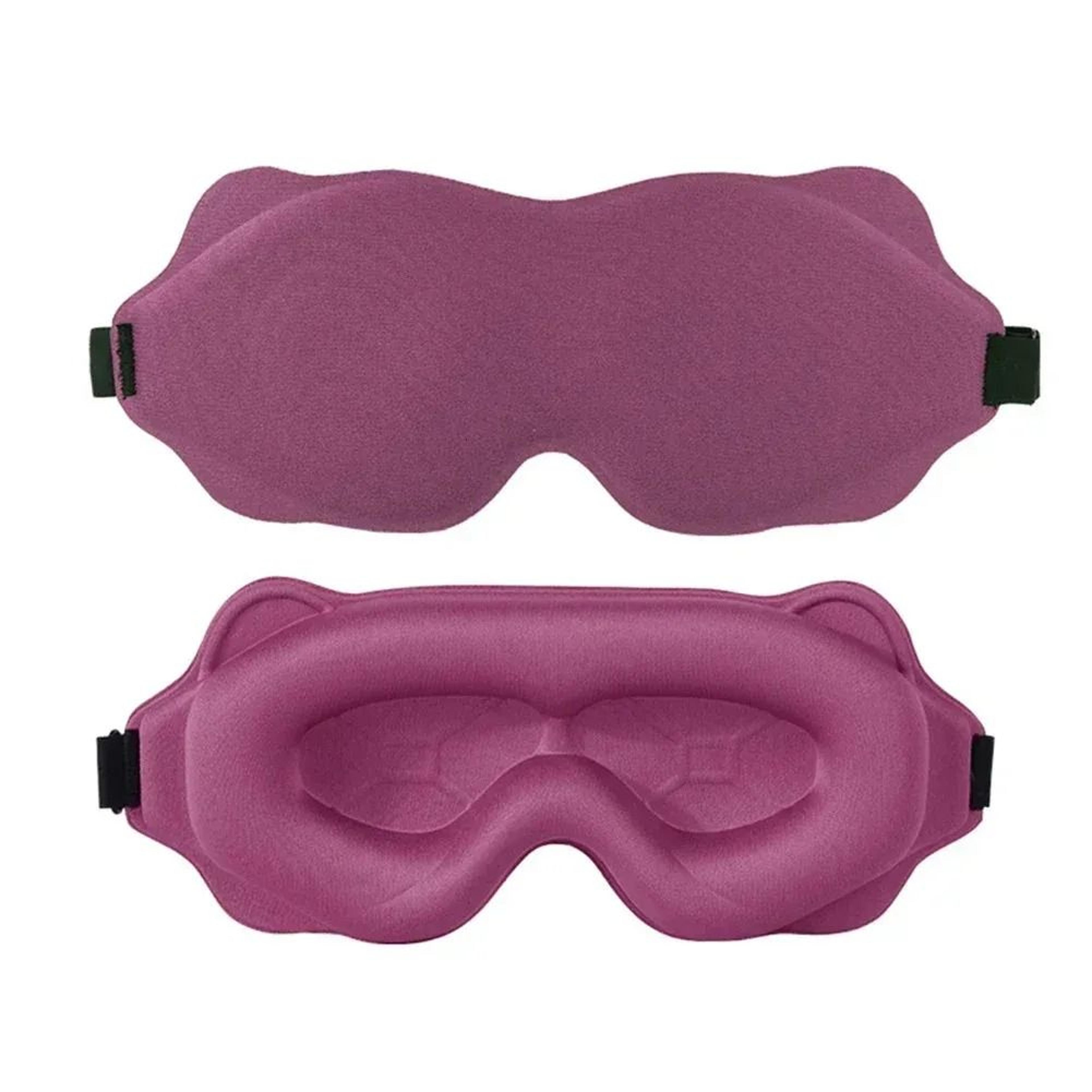 Adjustable Sleeping Eye Mask With Soft Padding And Eye Relaxation Massager 0