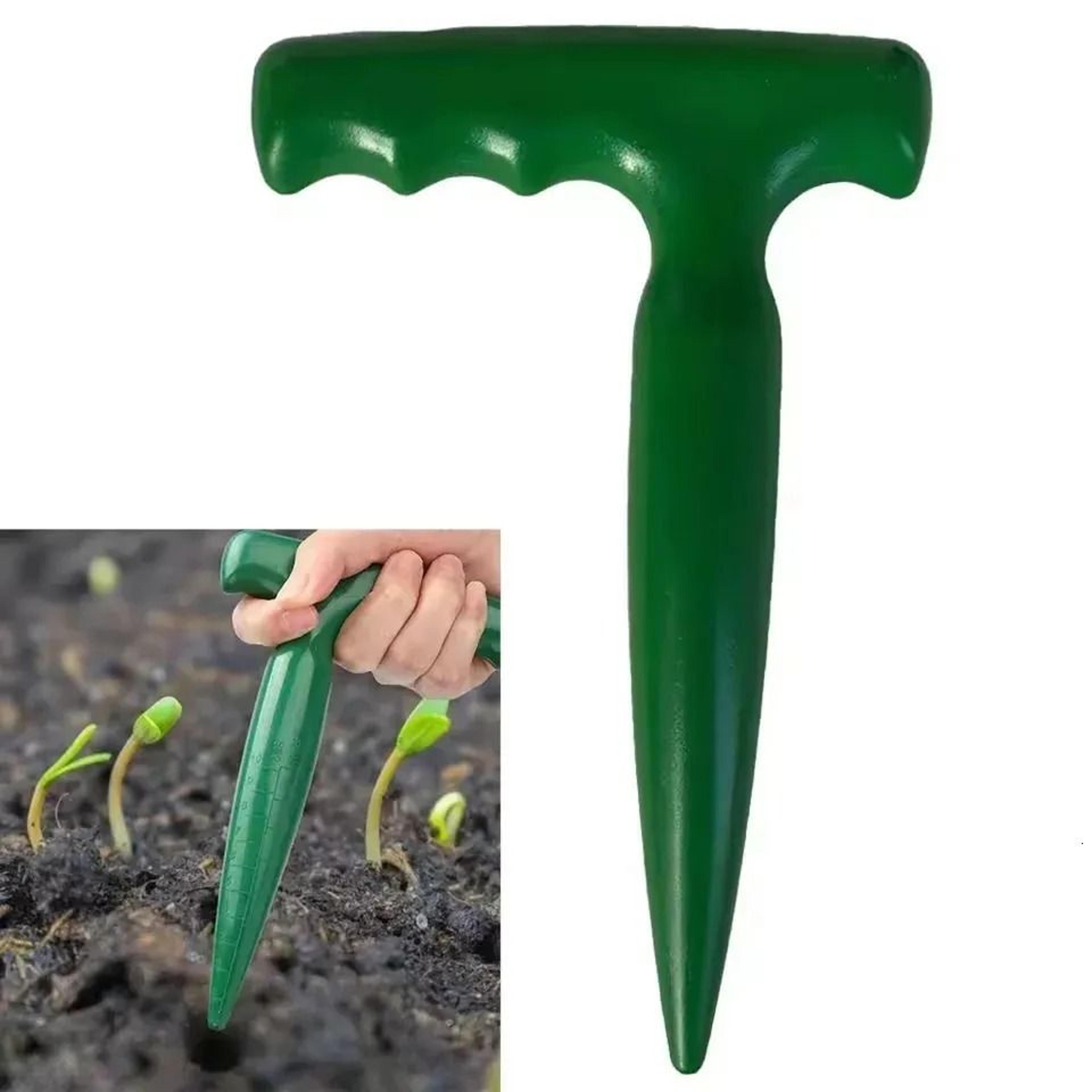 Handheld Garden Hole Puncher With Depth Scale For Seed Planting 2