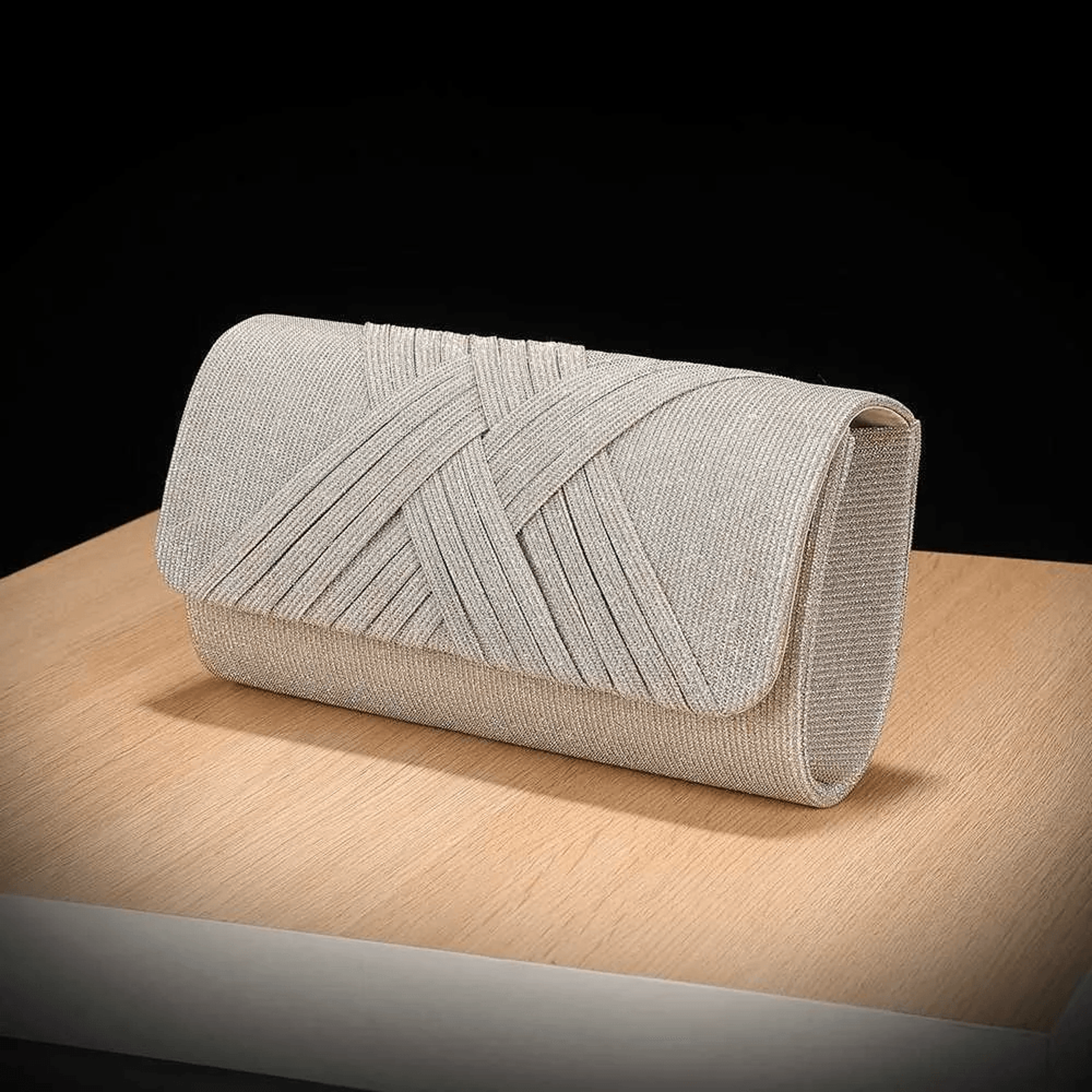 woven evening handbag for women elegant party and wedding dress bag