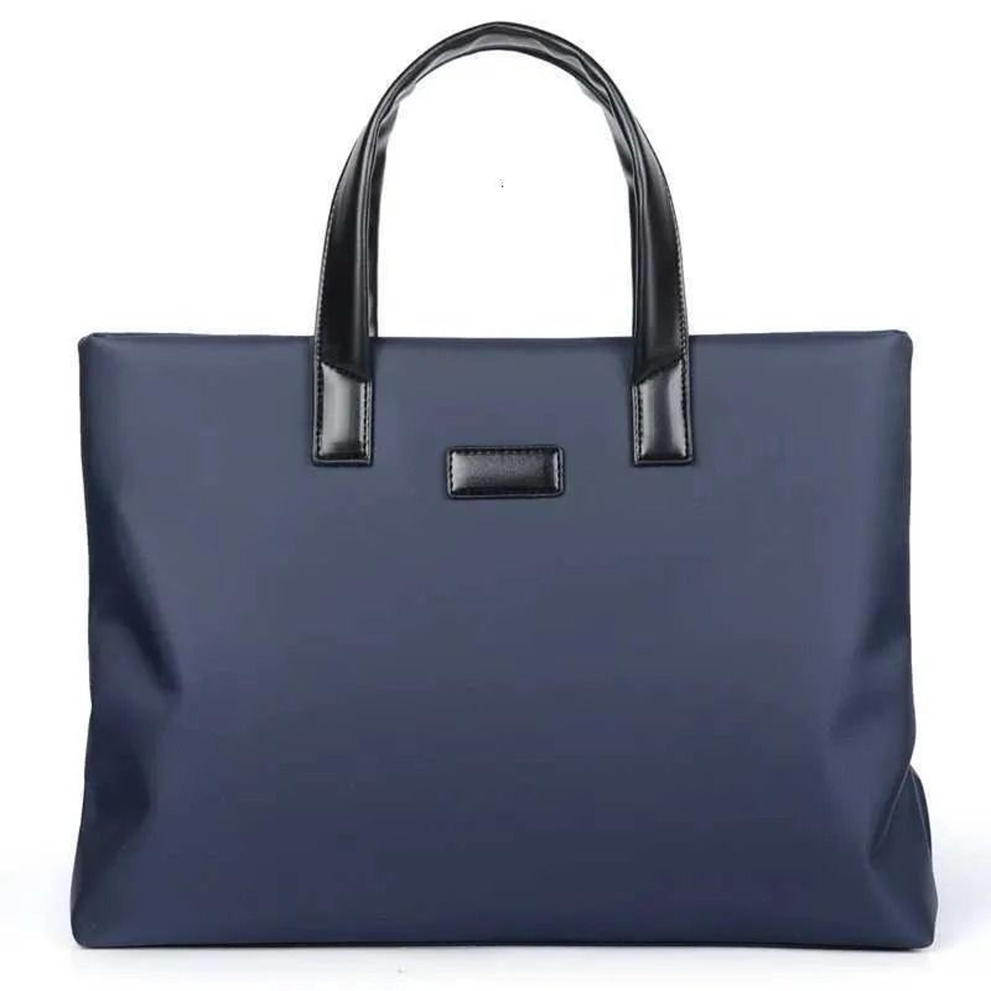 Men Business Briefcase With Zipper Closure And Multiple Compartments 1