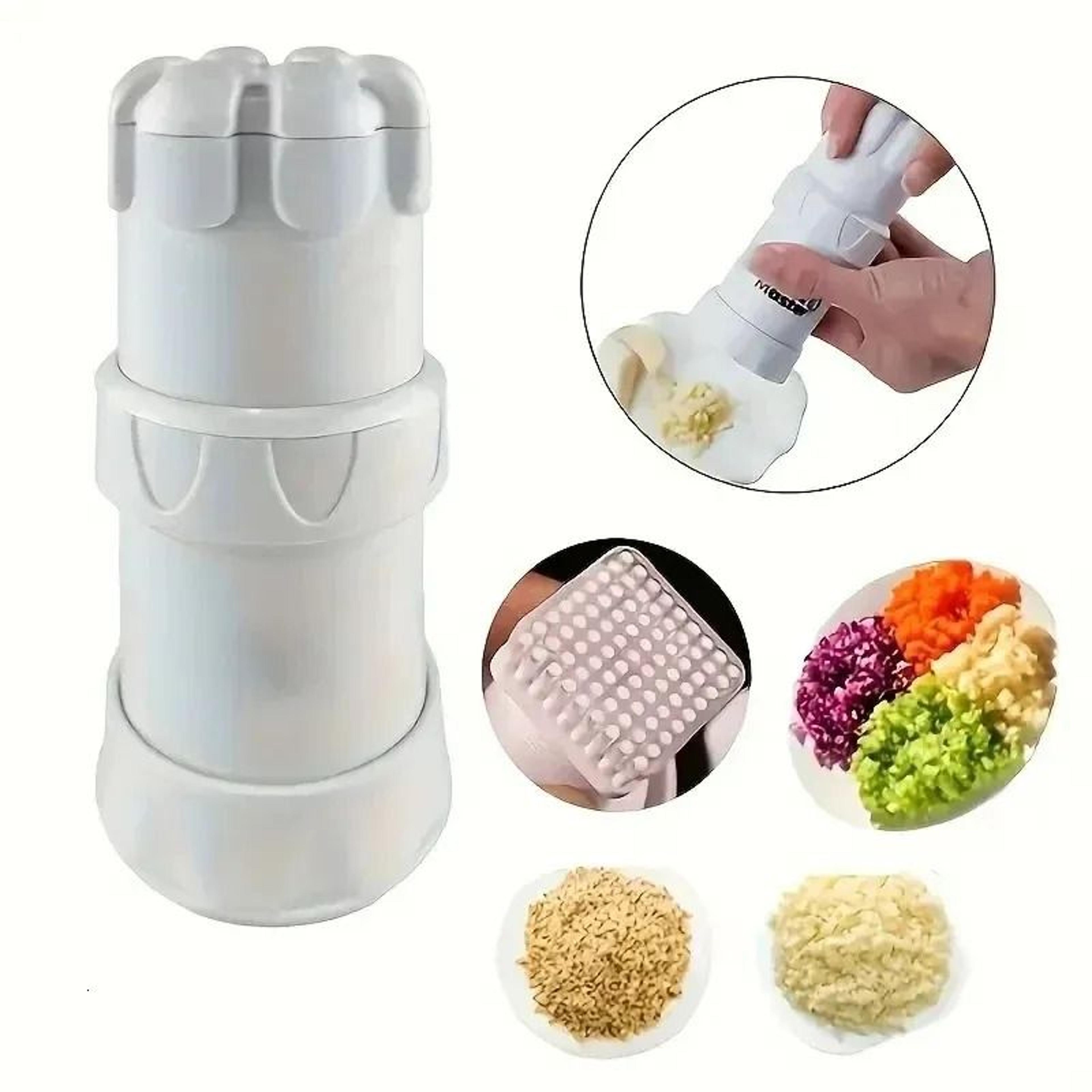 multifunctional garlic cutter and press kitchen vegetable cutting tool