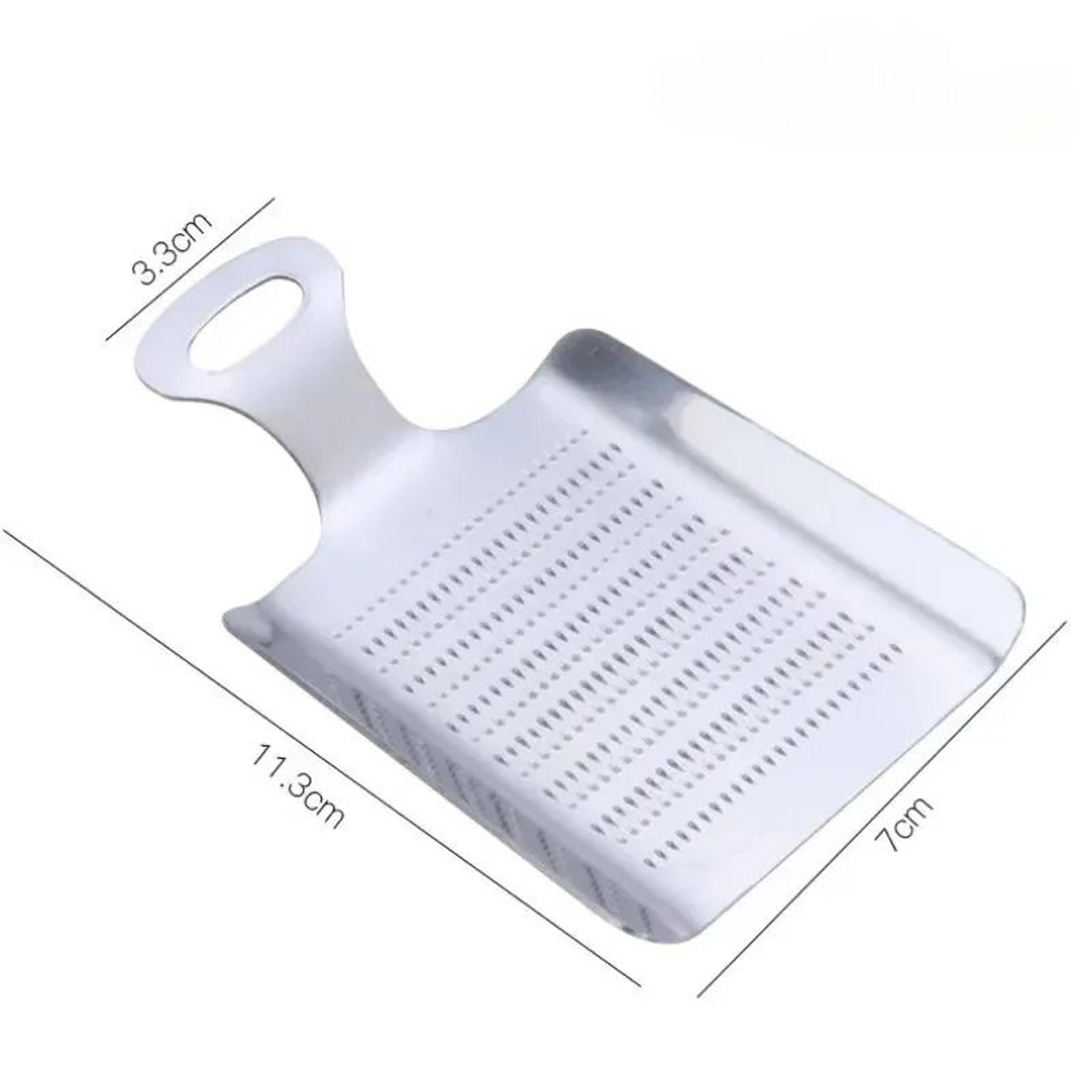 Stainless Steel Garlic Ginger And Wasabi Grater With Sharp Cutting Surface 2