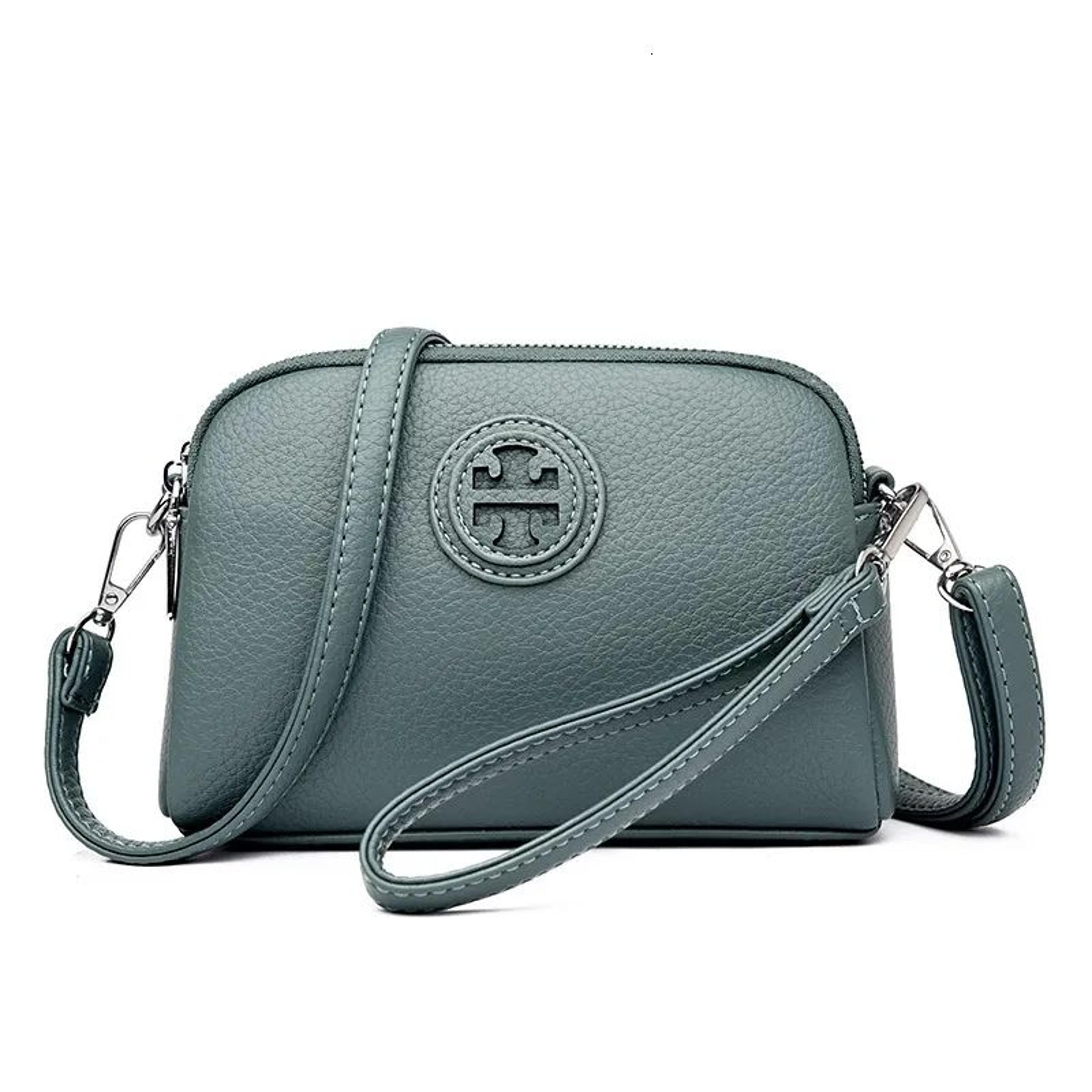 Women Mini Crossbody Handbag With MultiLayer Design And Soft Leather Style 2