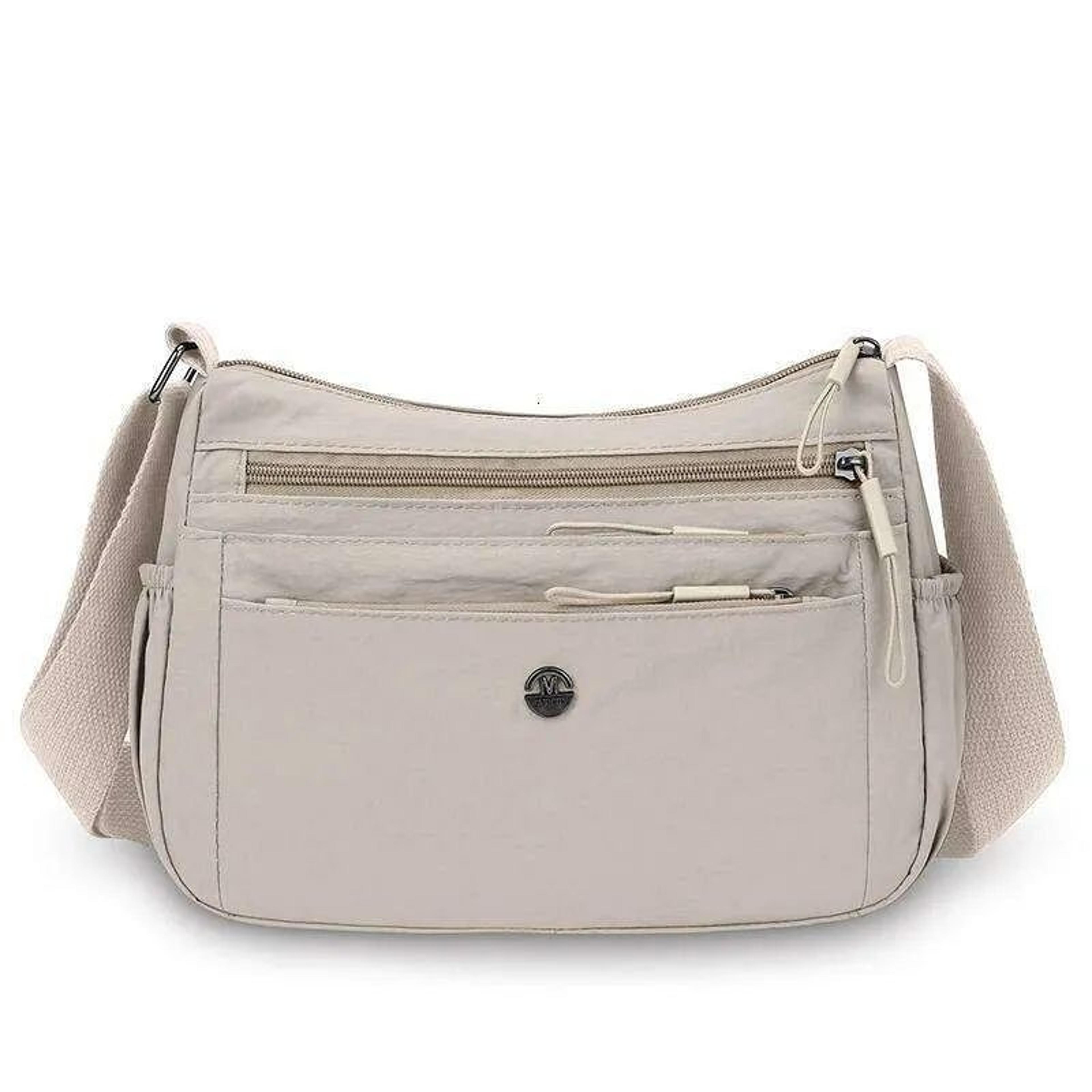Womens Large Capacity WaterResistant Nylon Crossbody Bag With AntiTheft Design 1