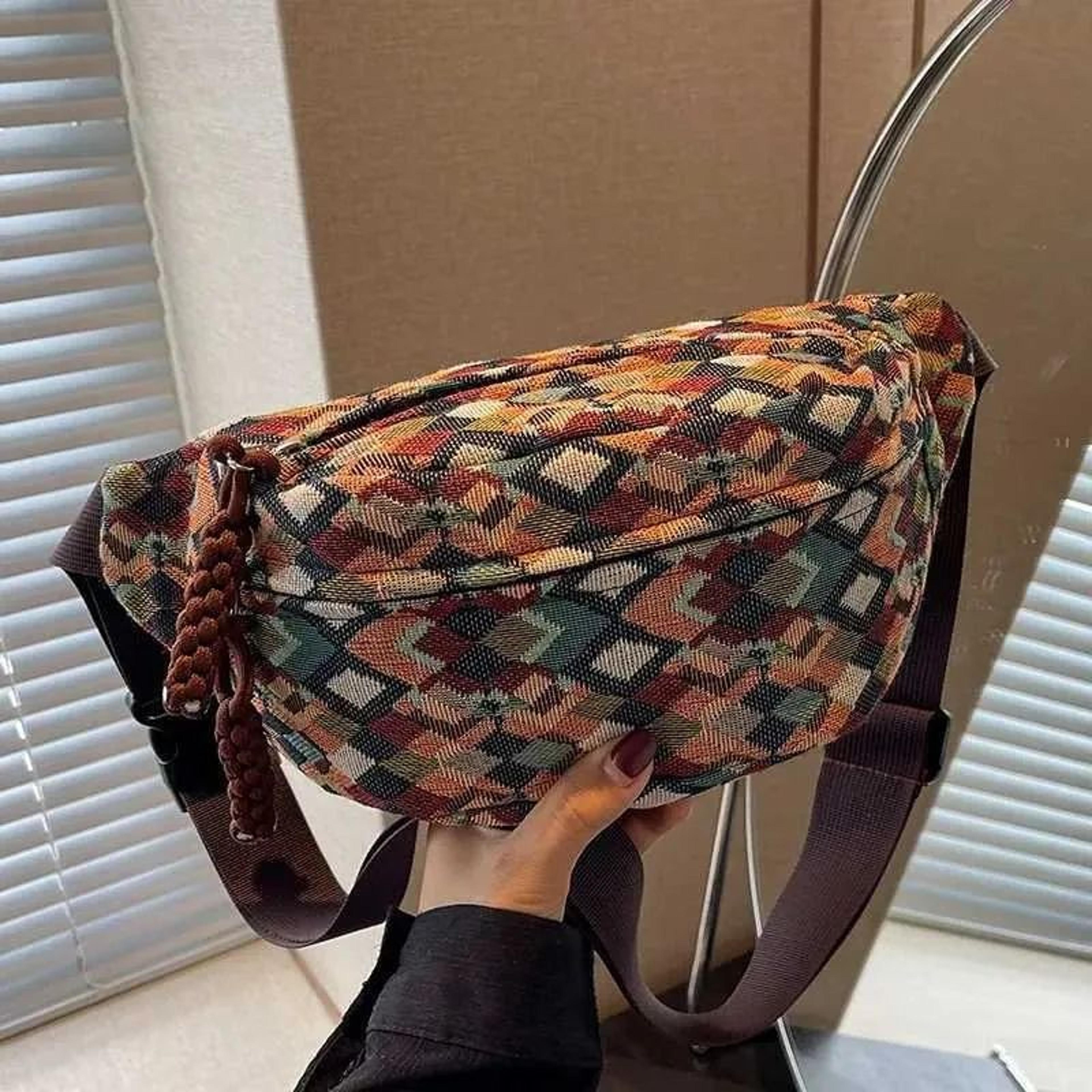 Womens Corduroy Belt Bag Bohemian Fanny Pack And Crossbody Purse 2