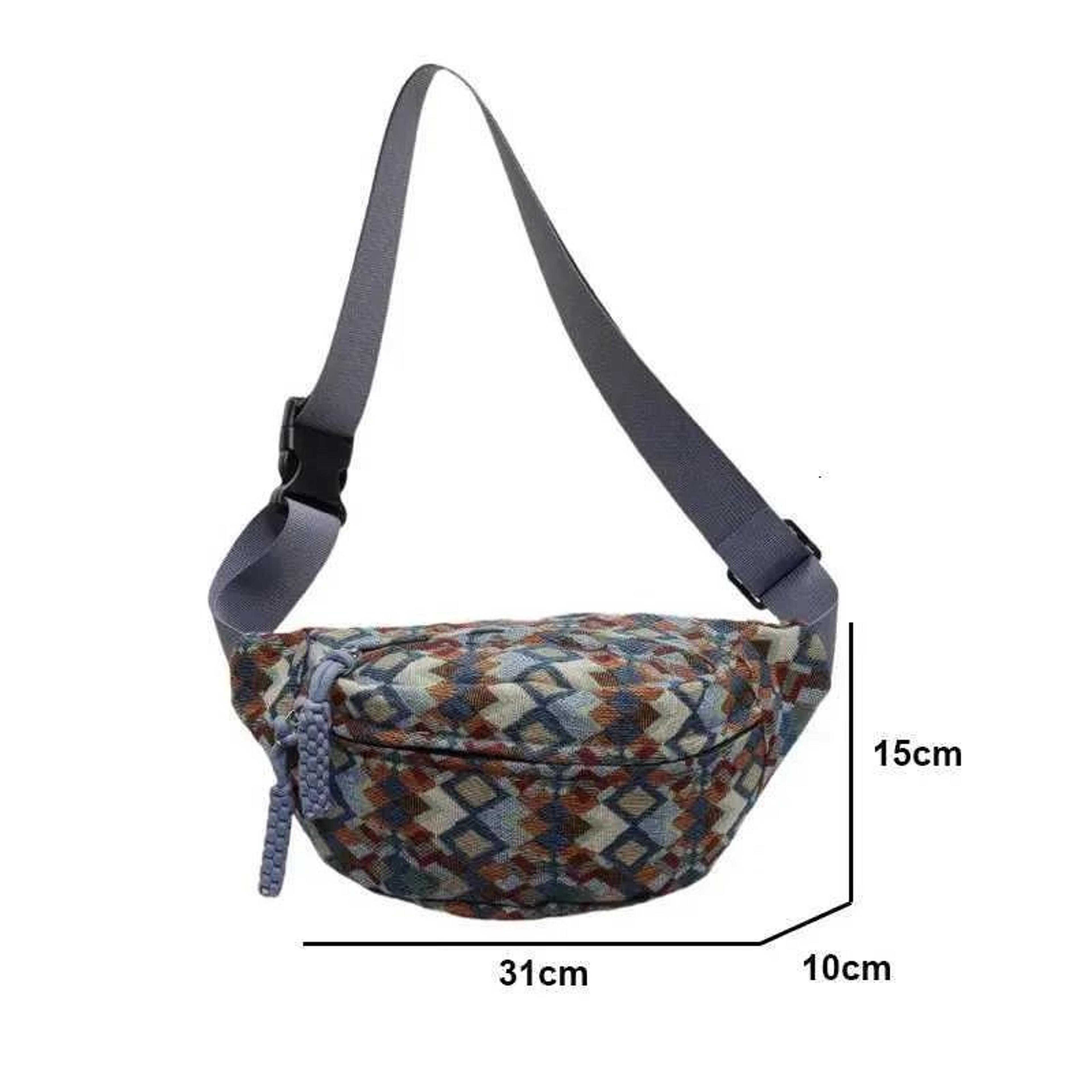 Womens Corduroy Belt Bag Bohemian Fanny Pack And Crossbody Purse 3