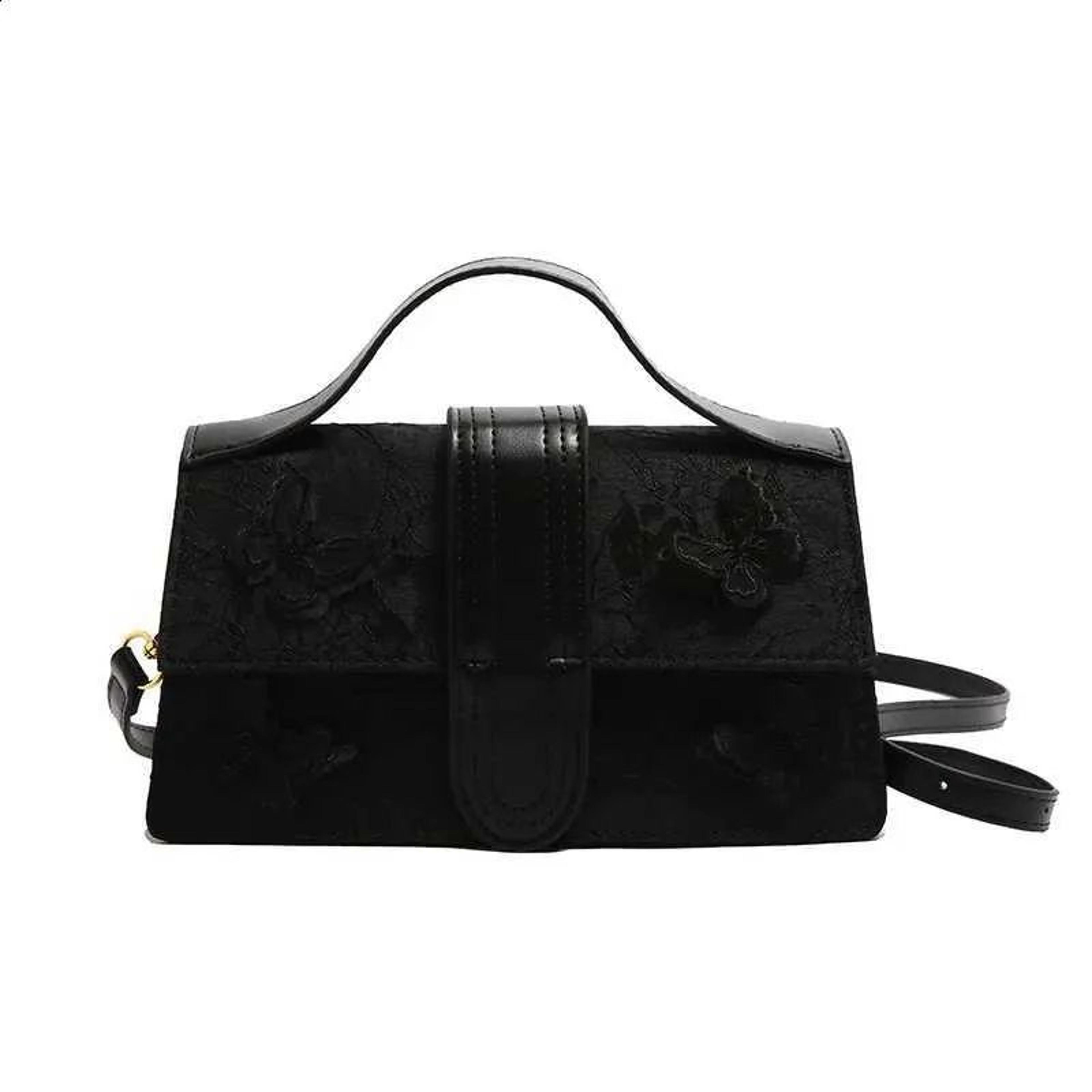 Womens Butterfly Crossbody Bag With PU Leather And Canvas Patchwork 2