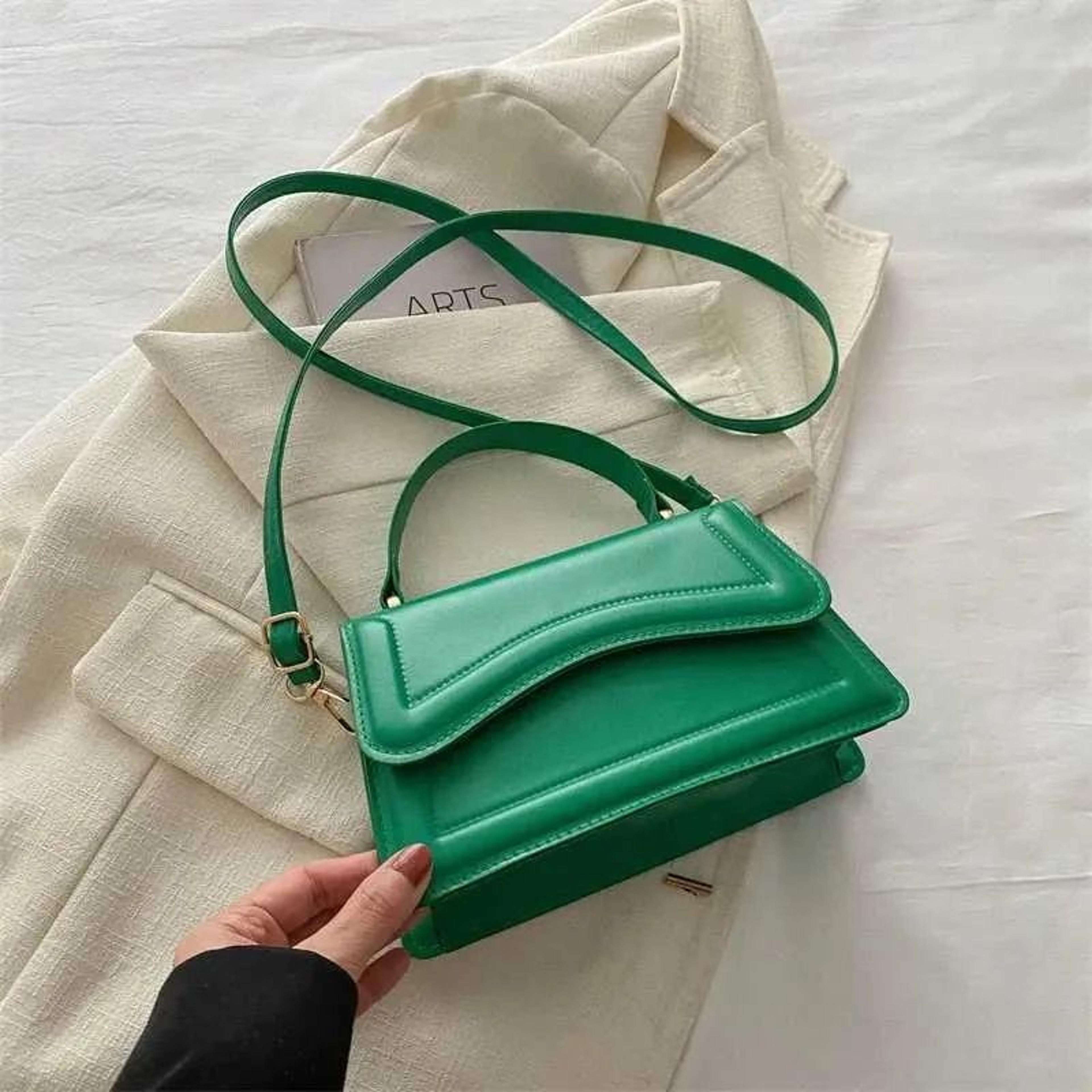Retro Crossbody Bag For Women Small PU Leather Shoulder Purse With Magnetic Snap Closure 3