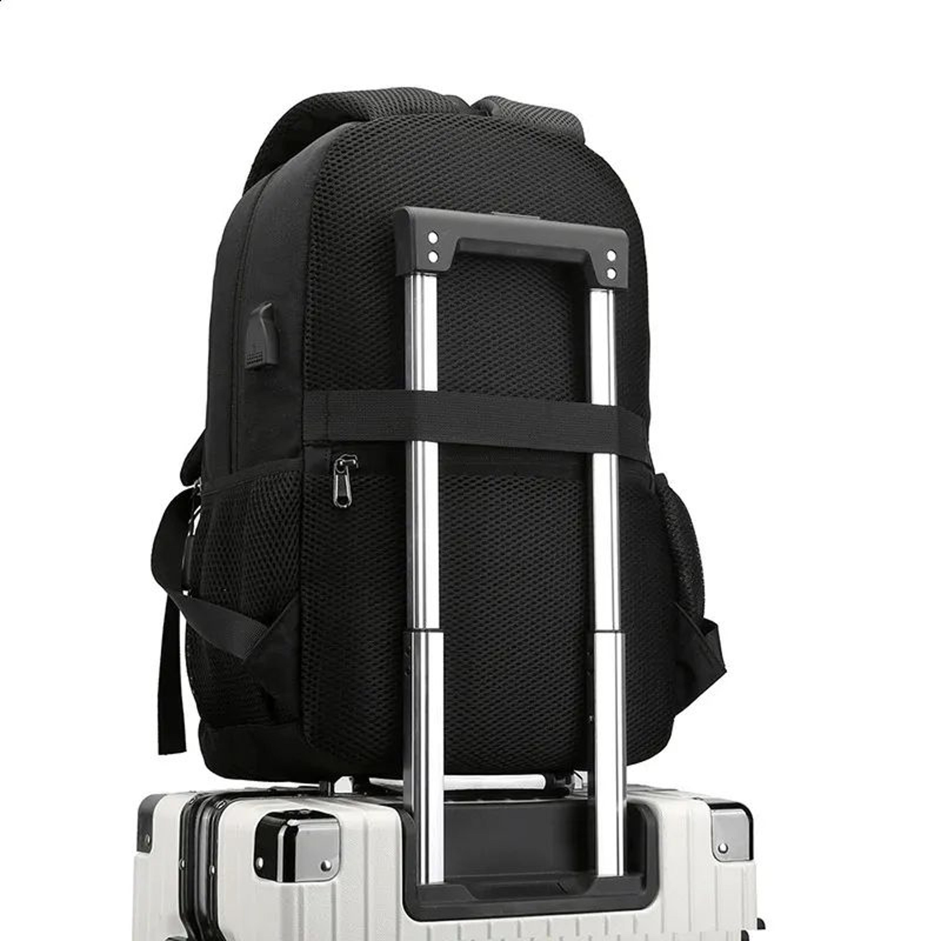 Men WaterResistant Travel Laptop Backpack With Large Capacity And Padded Straps 4