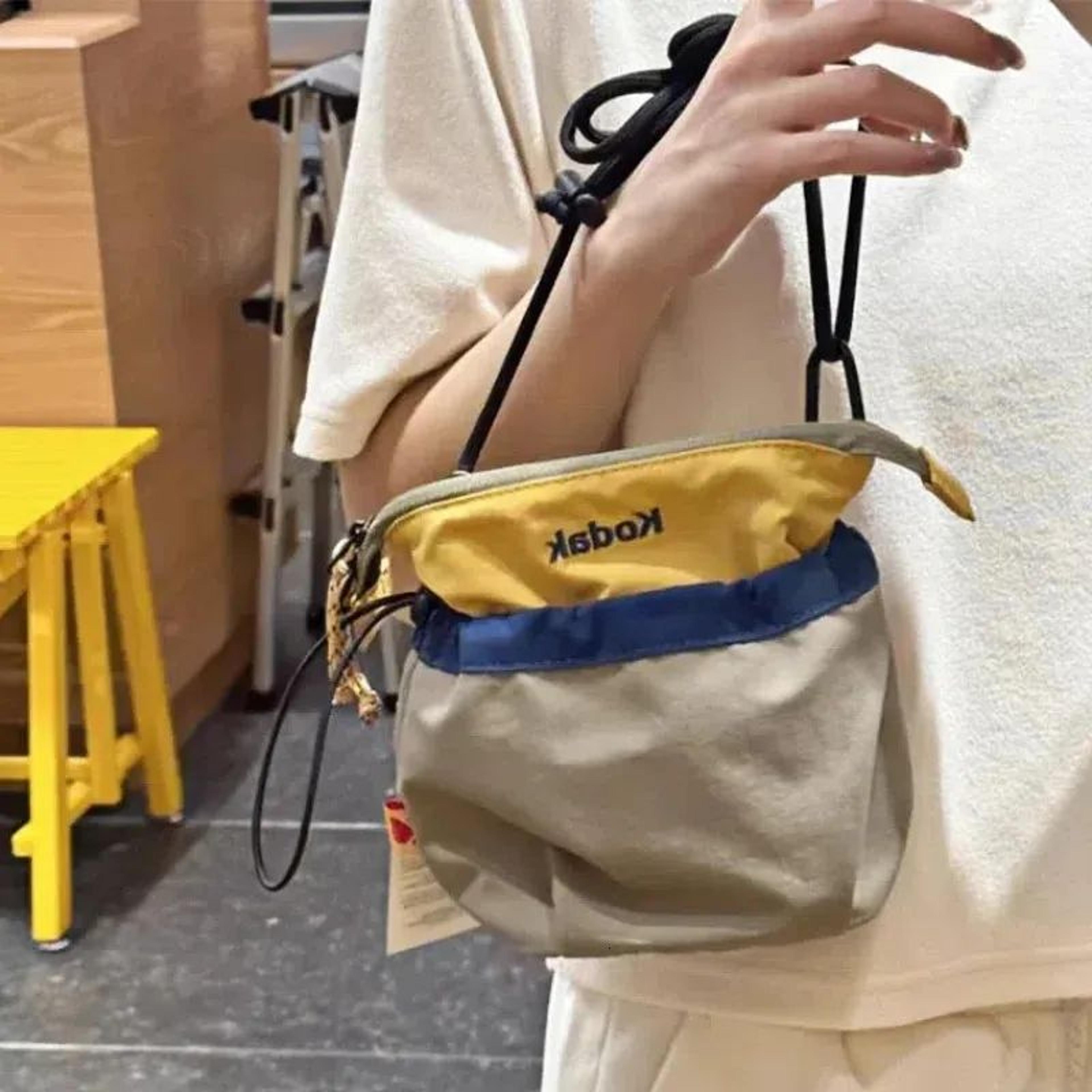 Small Camera Shoulder Messenger Bag With Adjustable Strap And Letter Print 3