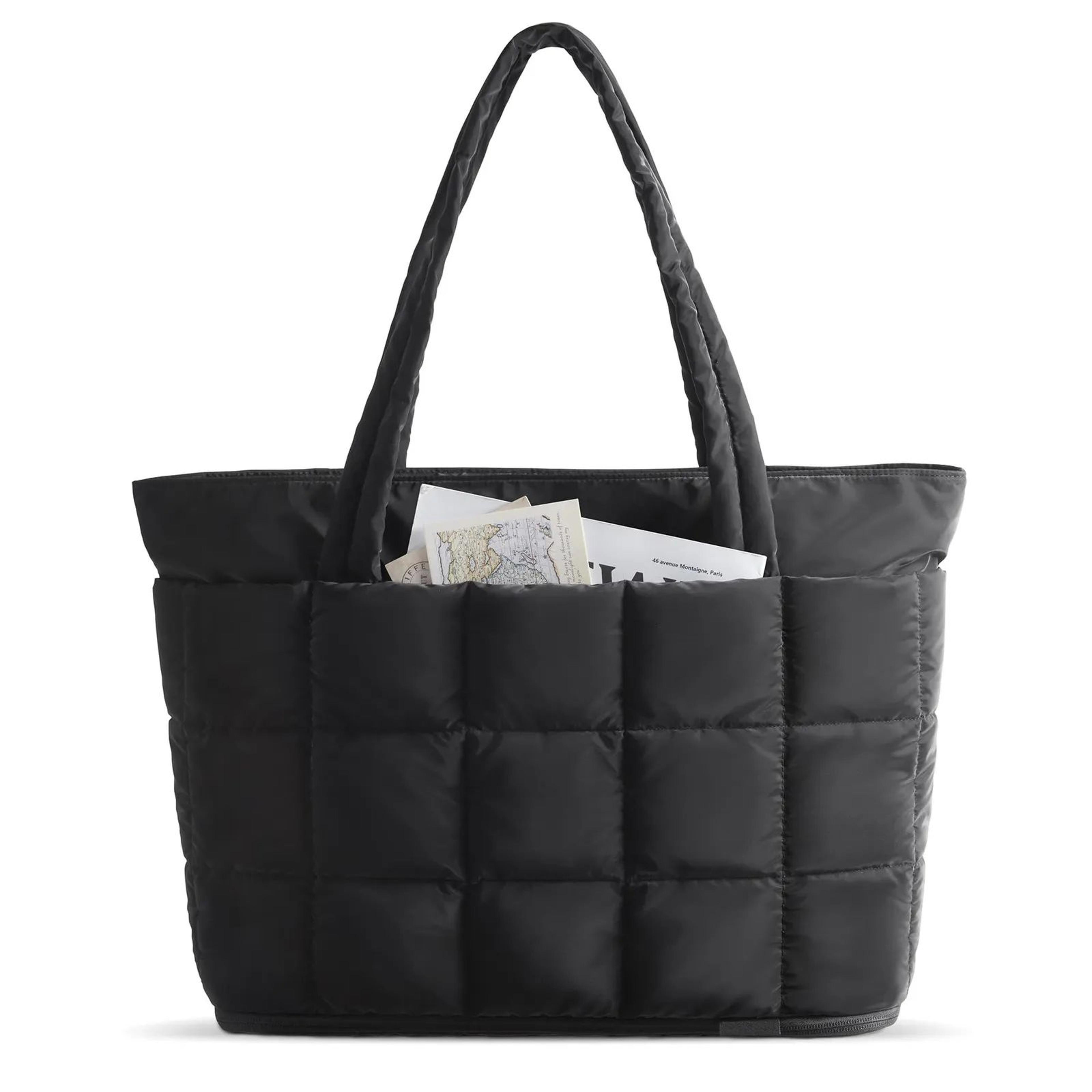 Women Nylon Puffer Shoulder Bag Lightweight Large Capacity Tote Purse 1