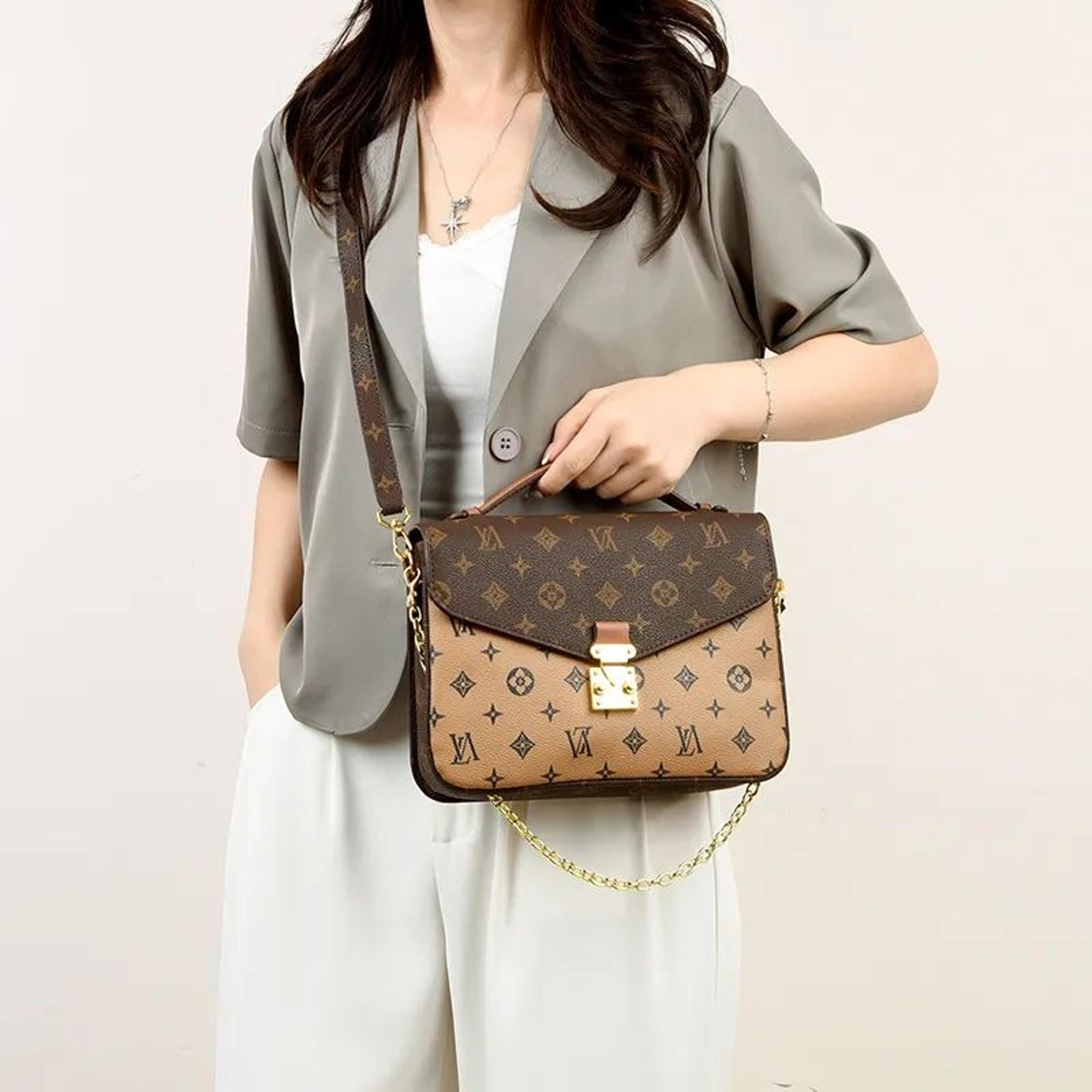 Vintage Floral Crossbody Shoulder Bag For Women Elegant Everyday Handbag 3