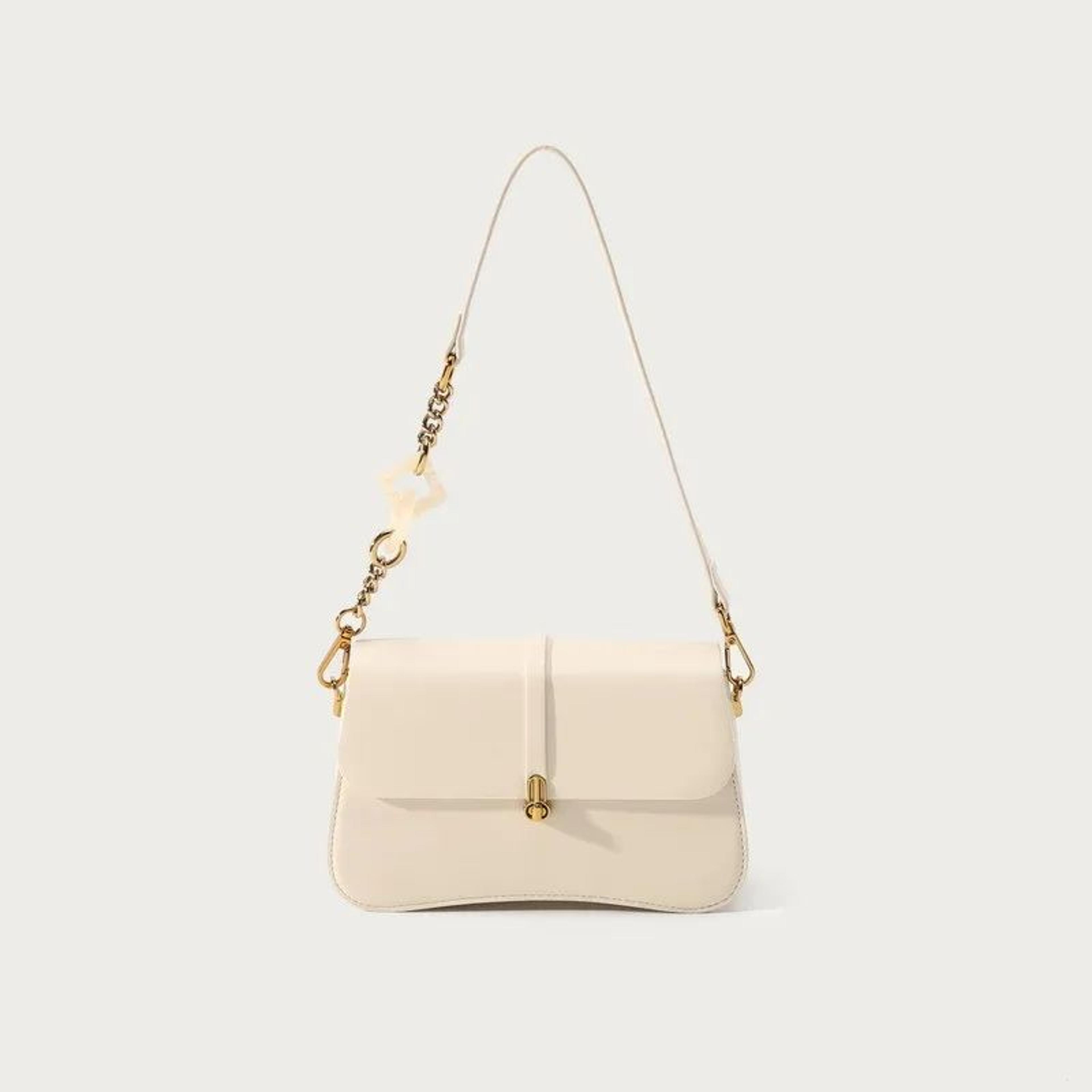 Women Milk Tea Crossbody Shoulder Bag With Compact Contemporary Design 2