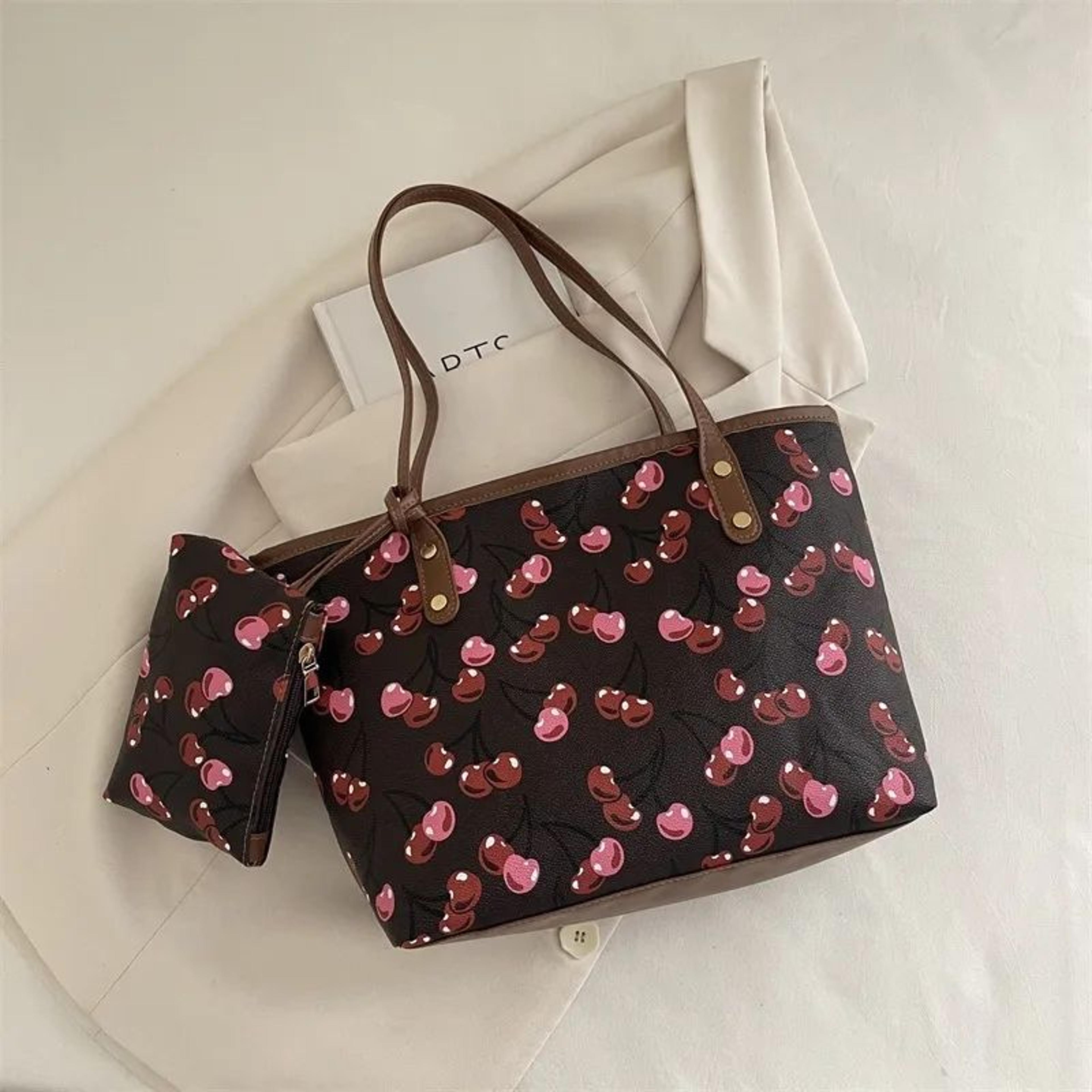 Large Capacity Printed Tote Shoulder Bag For Everyday Casual Use 1